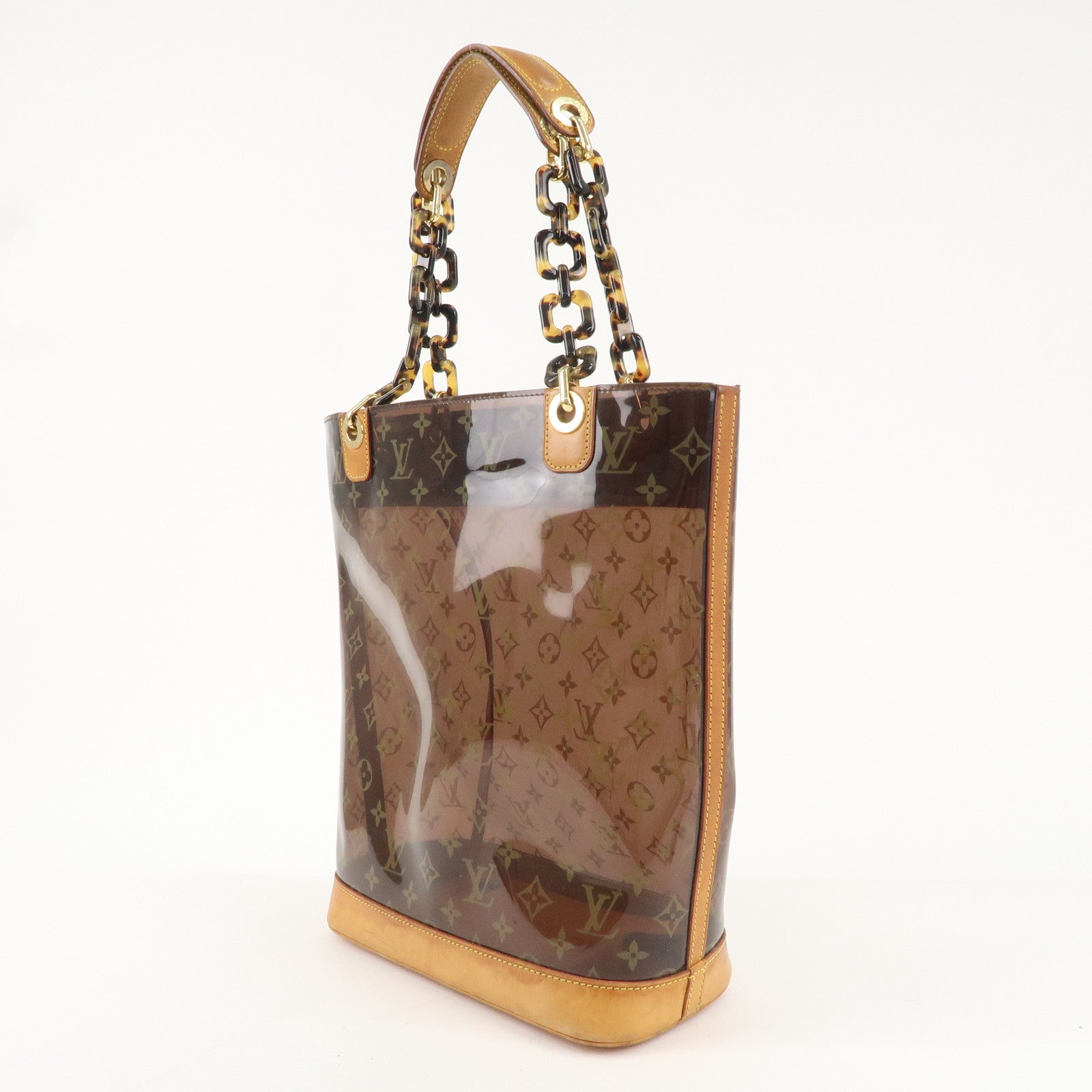 Louis Vuitton Monogram Vinyl Cabas Ambre MM Tote Bag M92501