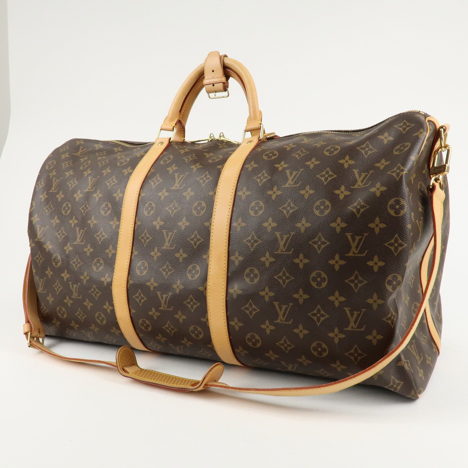 Louis Vuitton Monogram Keep All Bandouliere 60 Bag M41412