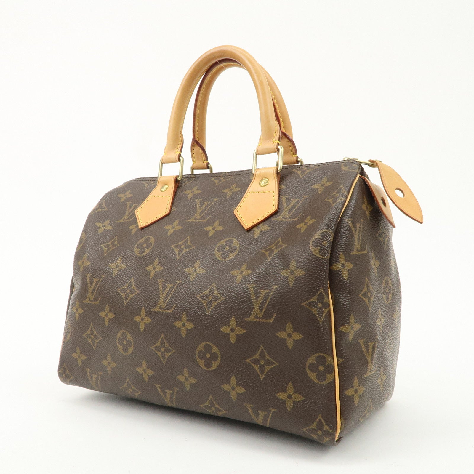 Louis Vuitton Monogram Speedy 25 Hand Bag Boston Bag M41528 Used