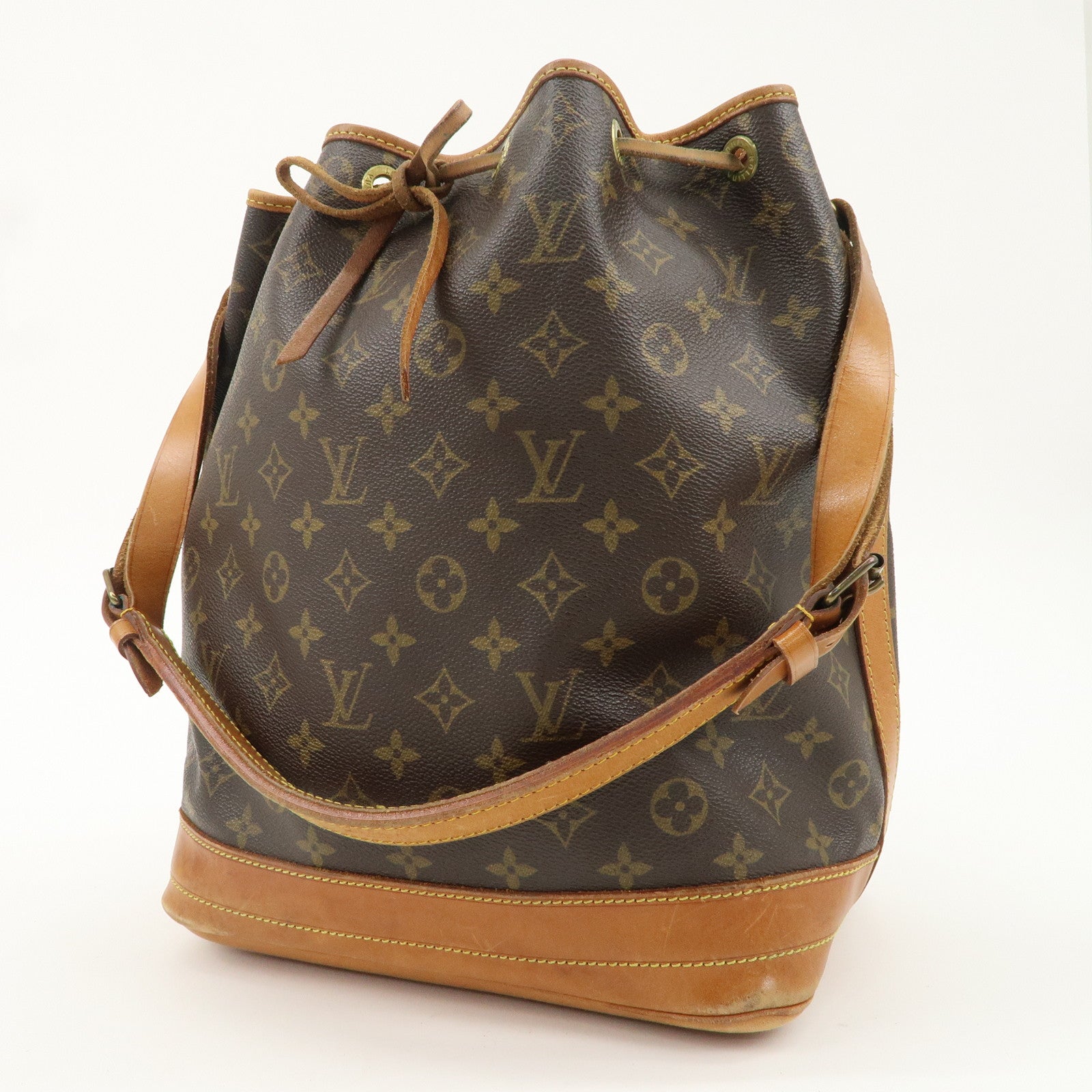 Louis Vuitton Monogram Noe Shoulder Bag Brown M42224