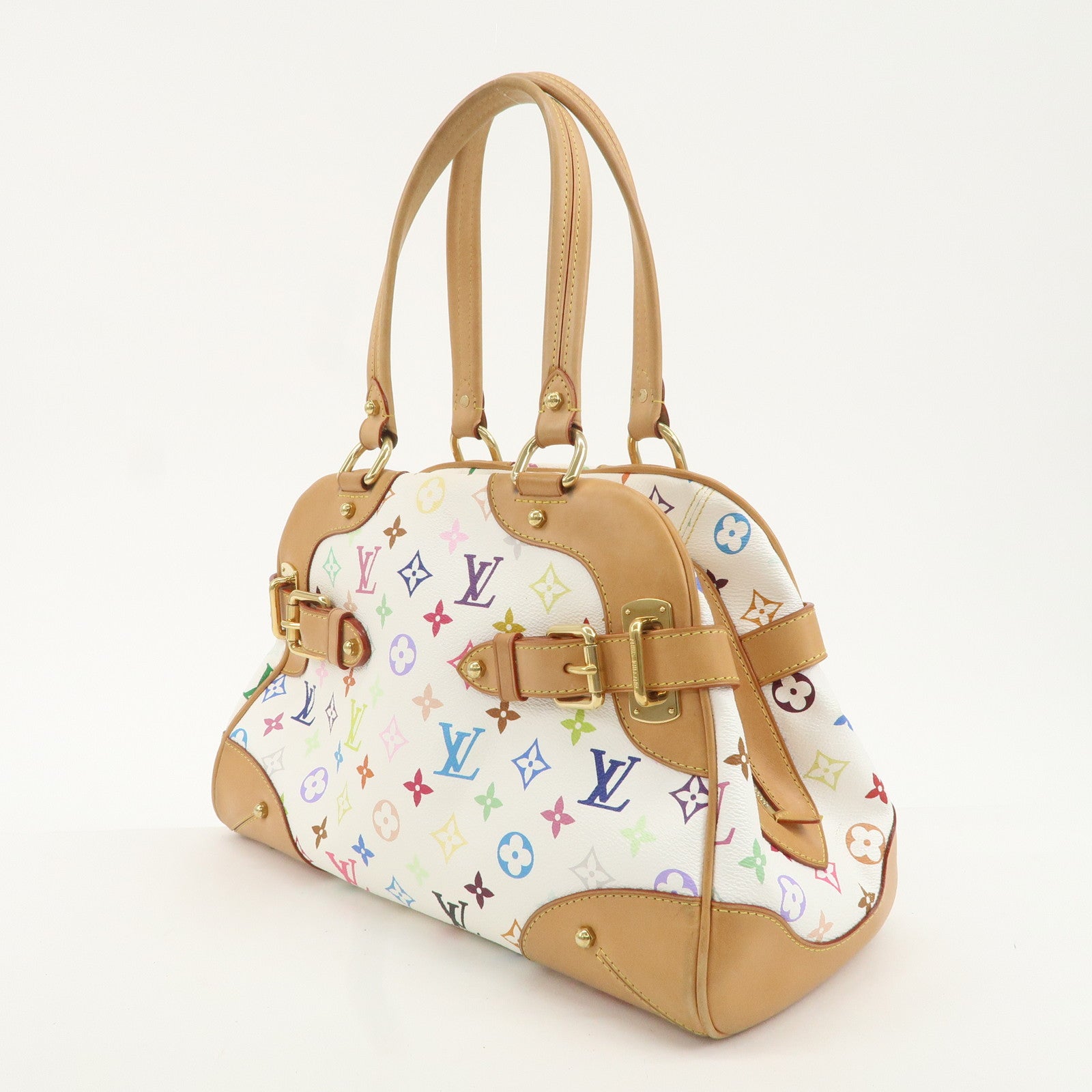 Louis Vuitton Monogram Multicolor Claudia Hand Bag M40193 Used