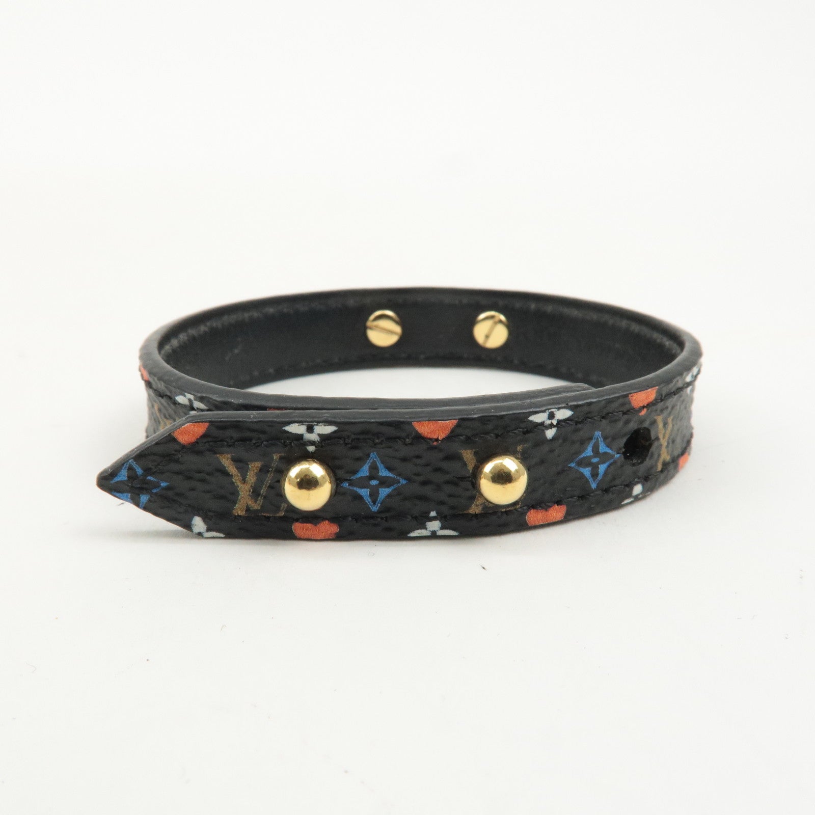 Louis Vuitton Monogram Bracelet Game On Collection Black MP285