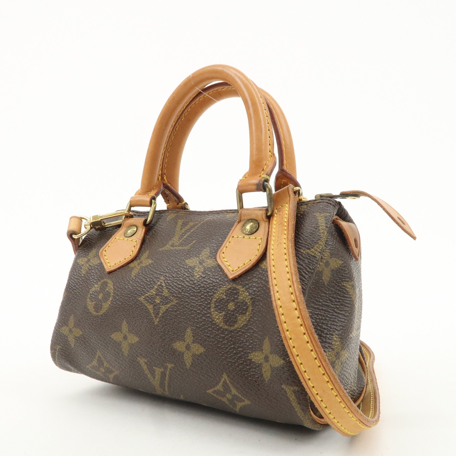 Louis Vuitton Monogram Mini Speedy 
Strap M41534 J00145 Used