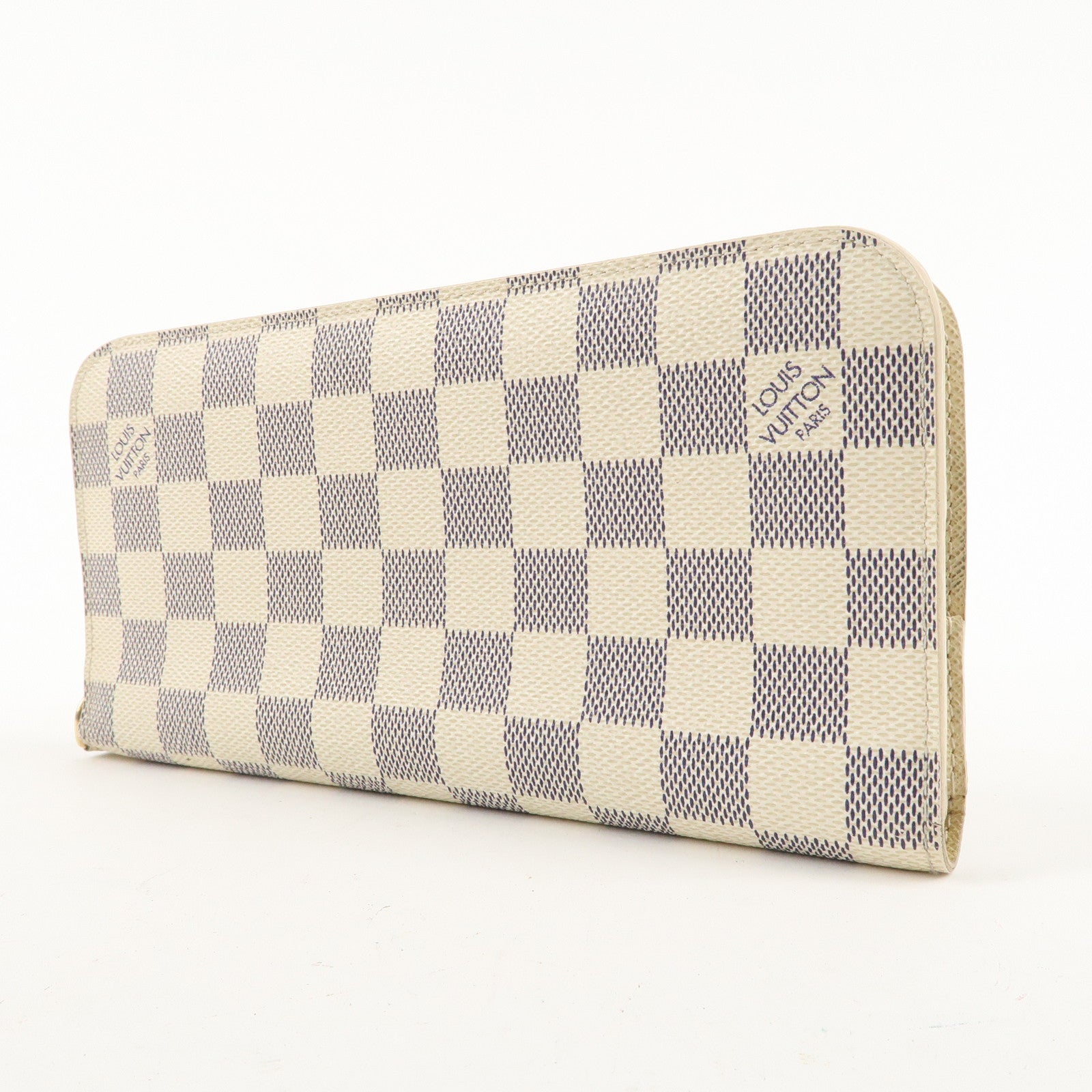 Louis Vuitton Damier Azur Portefeuille Unsolite Wallet N63072