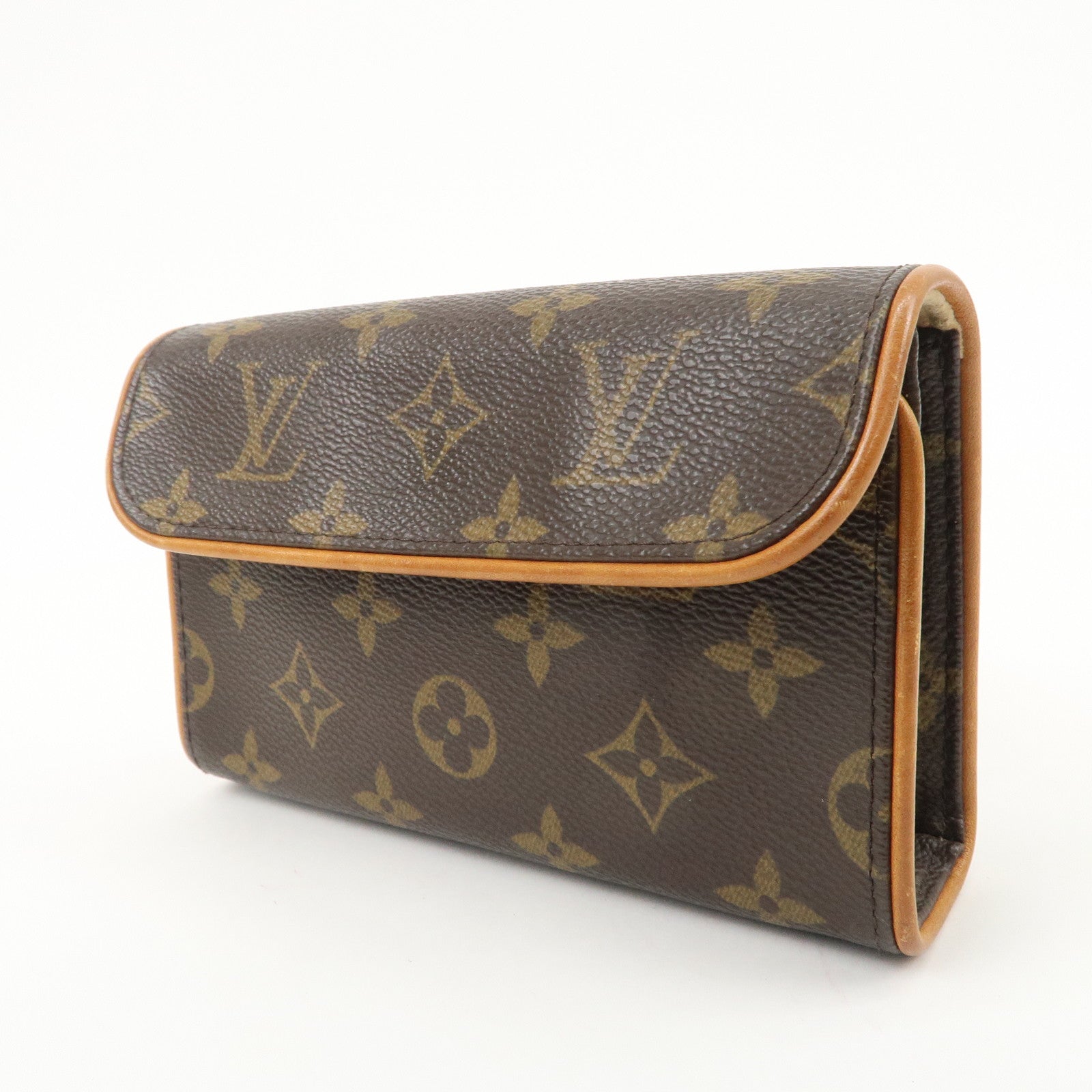 Louis Vuitton Monogram Pochette Florentine Waist Bag Belt S M51855 Used