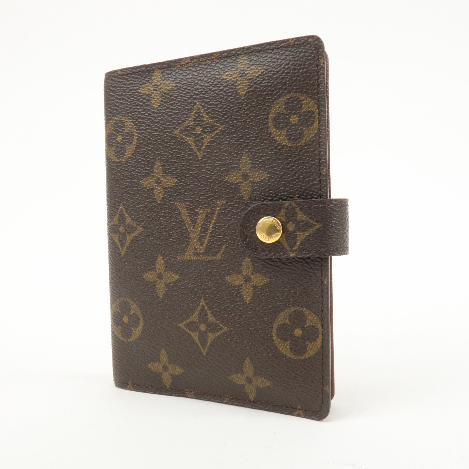 Louis Vuitton Monogram Agenda PM Planner Cover Brown R20005