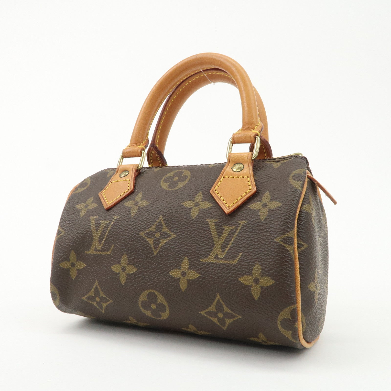 Louis Vuitton Monogram Mini Speedy 
Strap Brown M41534 Used