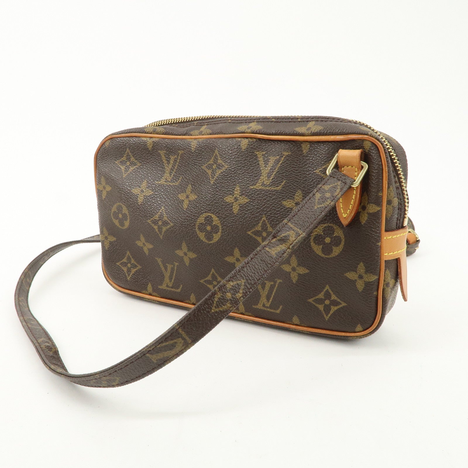 Louis Vuitton Monogram Pochette Marly Bandouliere Brown M51828