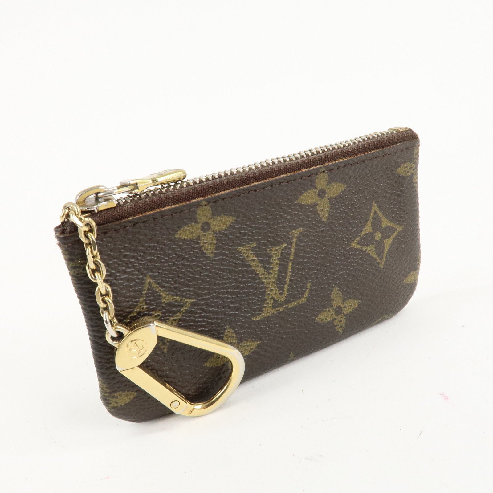 Louis Vuitton Monogram Set of 2 Pochette Cles Coin Case M62650 Used