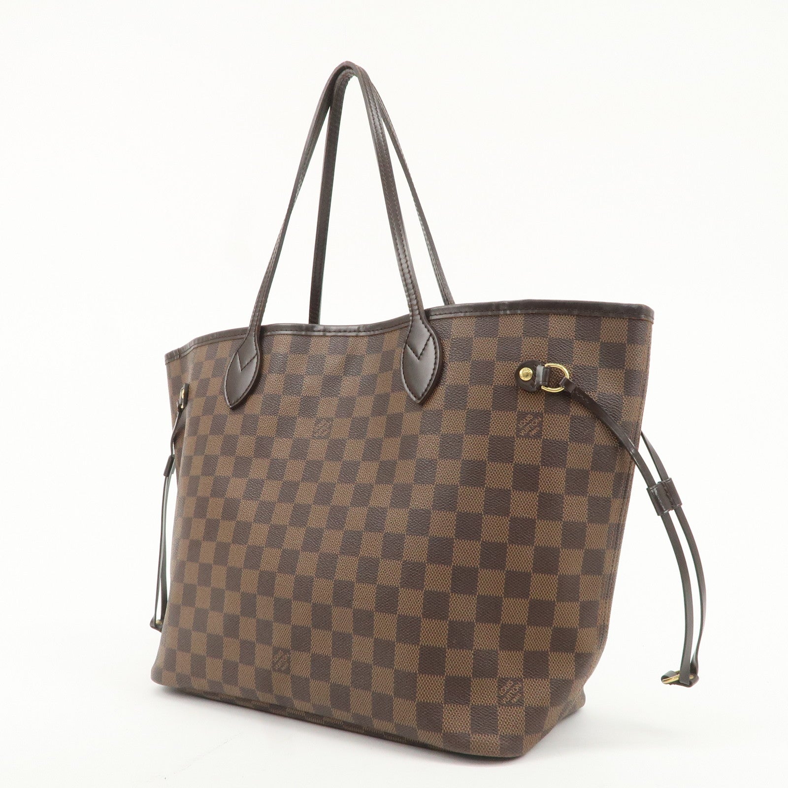 Louis Vuitton Damier Neverfull MM Tote Bag N51105 Used