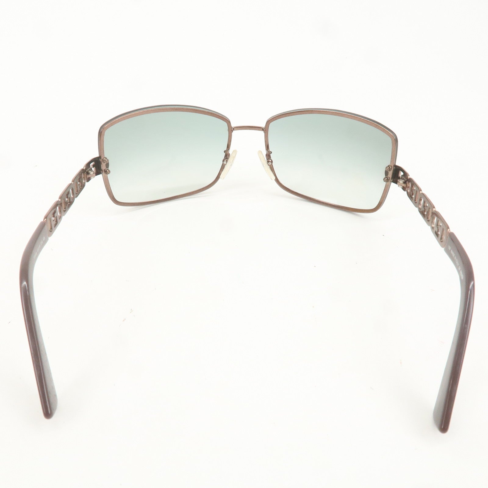 FENDI Plastic Metal Sunglasses 65□16 125 Brown FS469