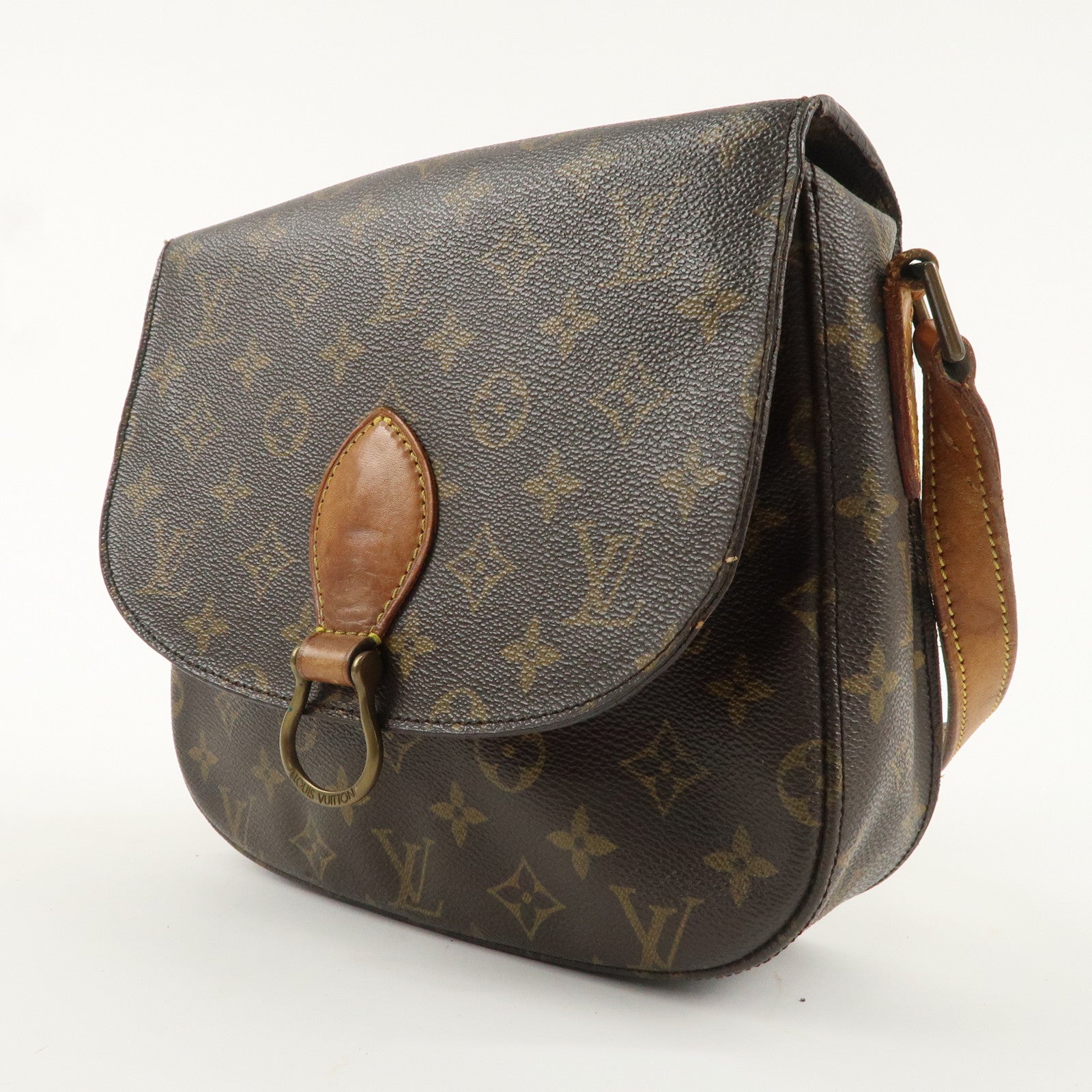 Louis Vuitton Monogram Saint Cloud GM Shoulder Bag Brown M51242