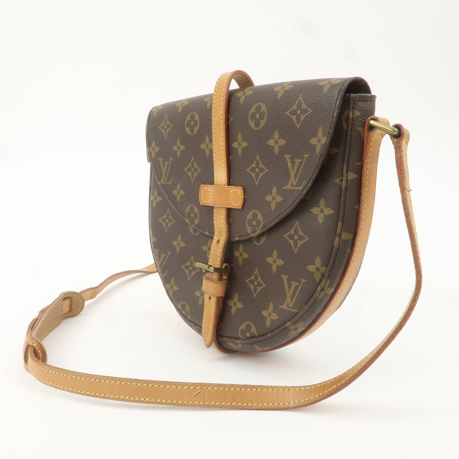 Louis Vuitton Monogram Shanti MM Shoulder Bag Brown M51233