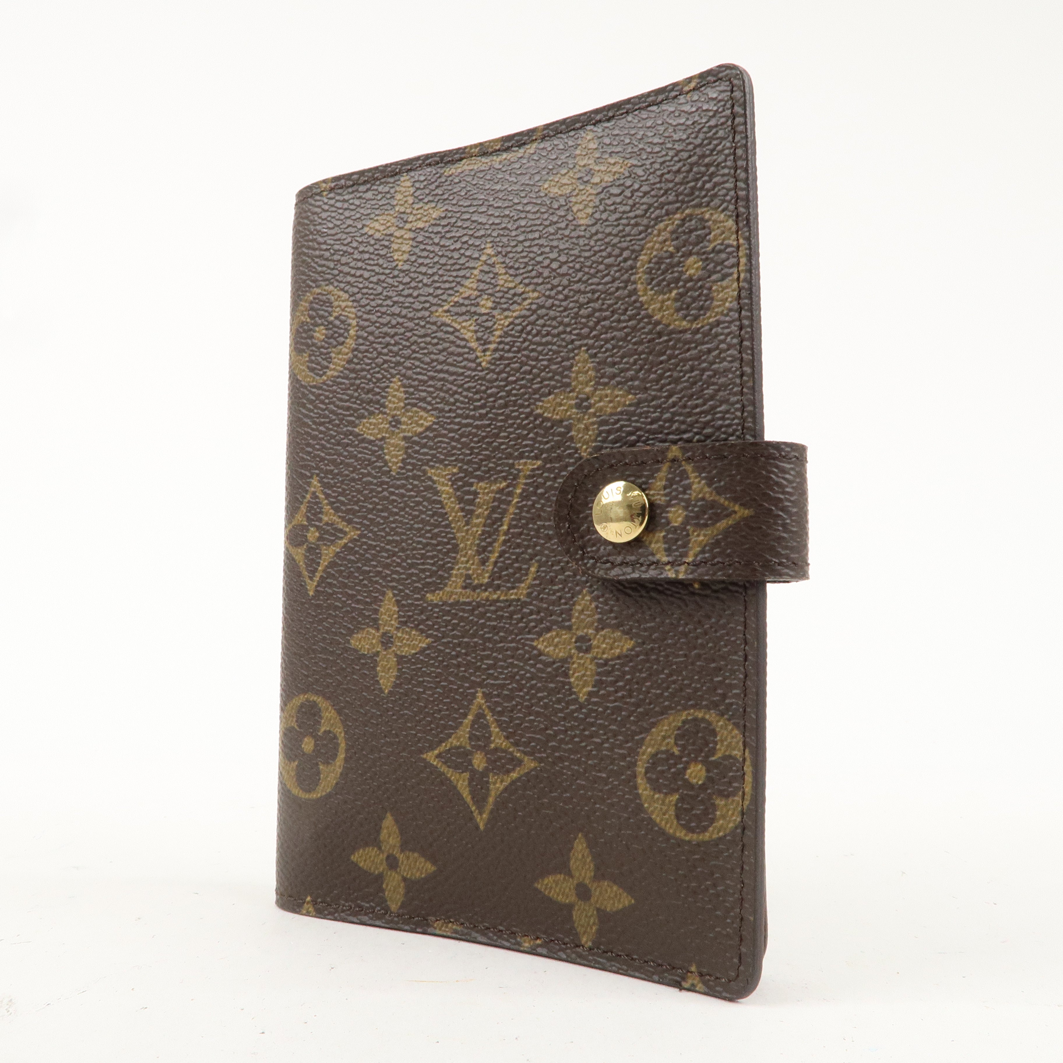 Louis Vuitton Monogram Agenda PM Planner Cover Brown R20005