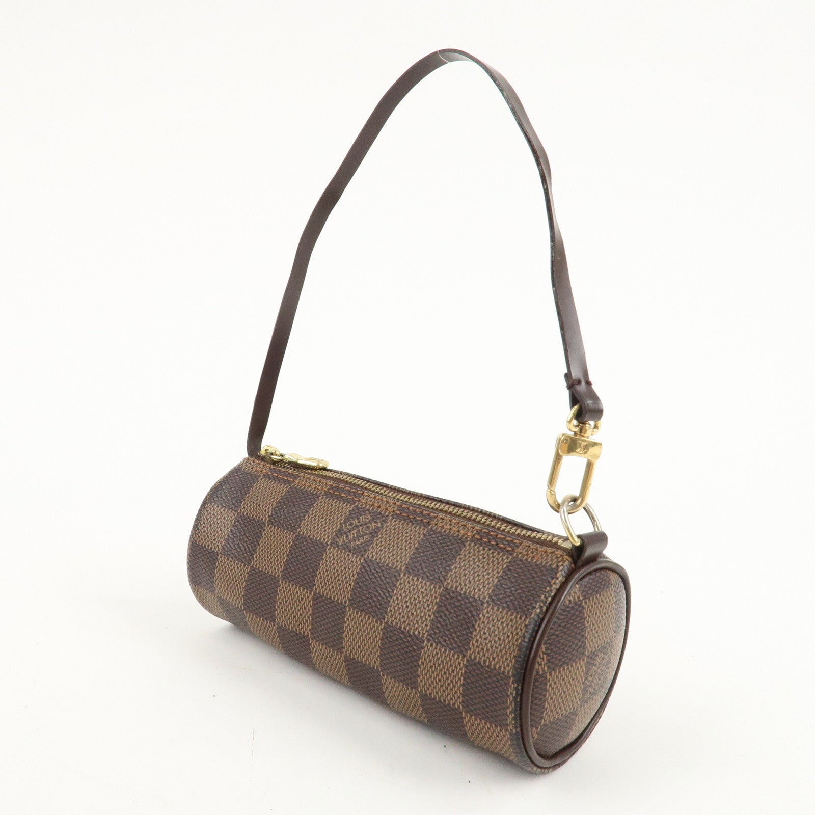 Louis Vuitton Damier Ebene Pouch For Papillon Bag Brown Used