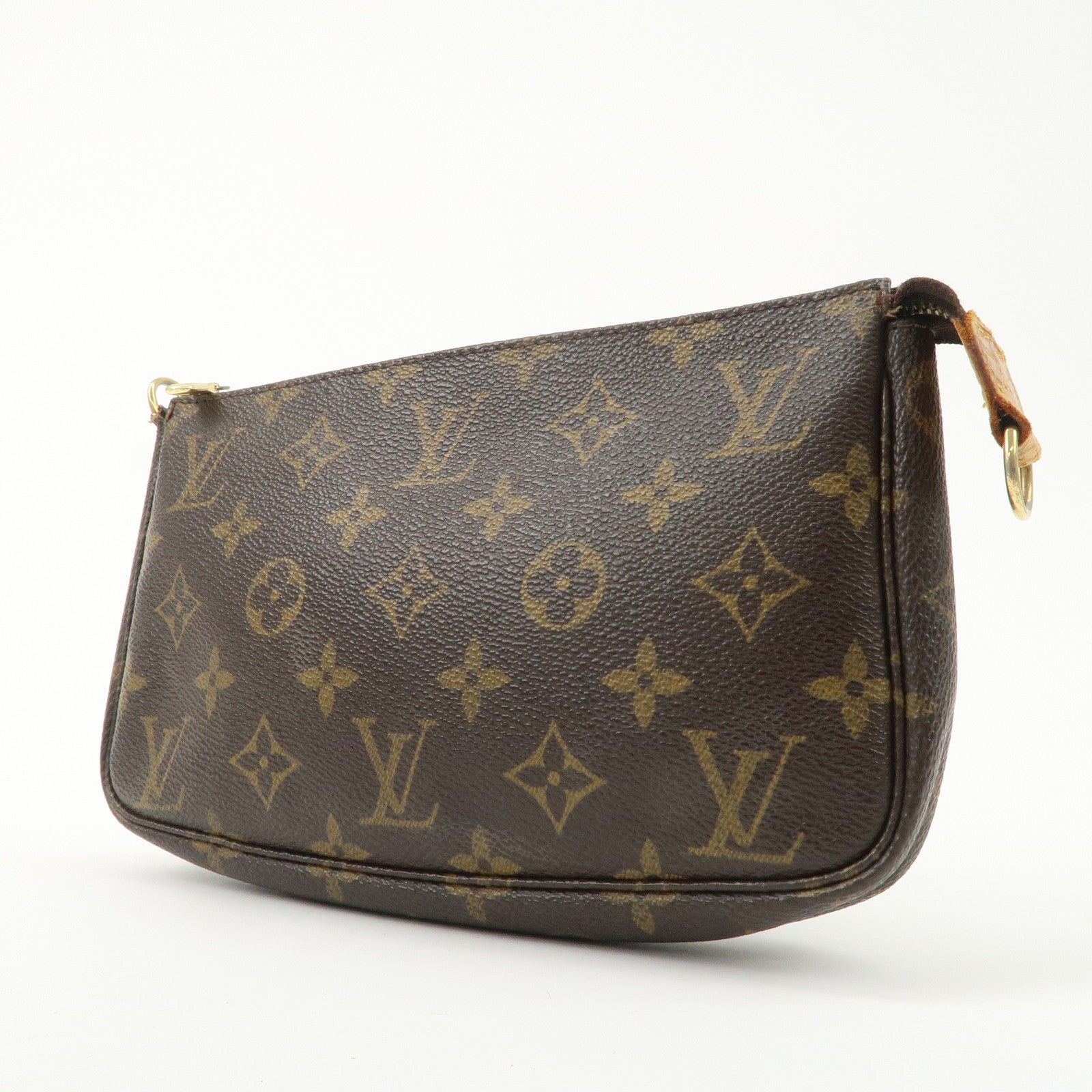 Louis Vuitton Monogram Pochette Accessoires Pouch Brown M51980 Used