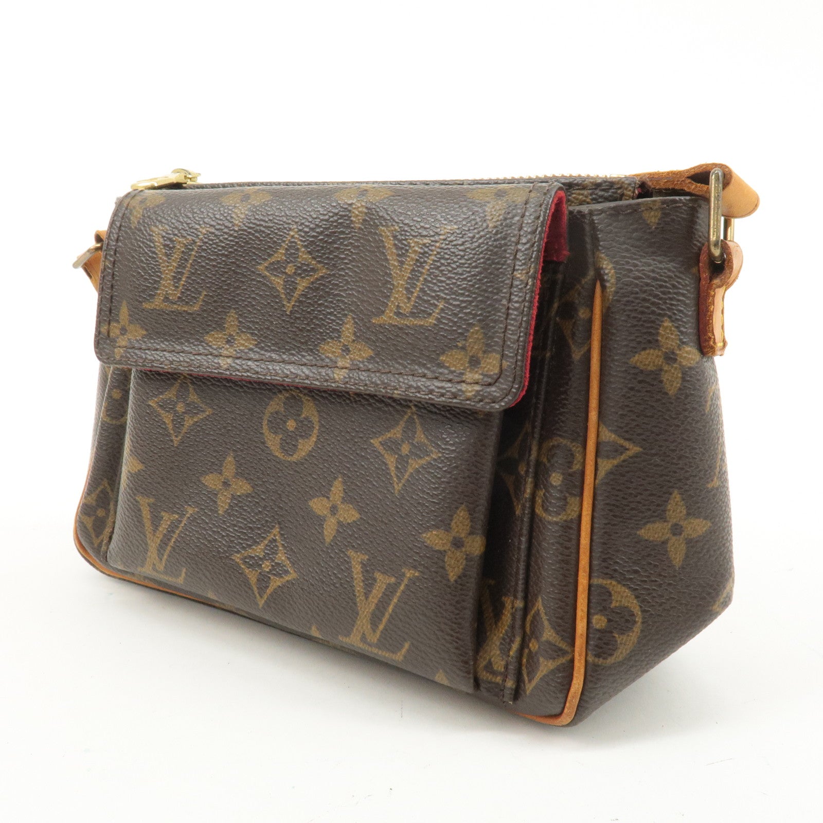 Louis Vuitton Monogram Viva Cite PM Shoulder Bag Brown M51165