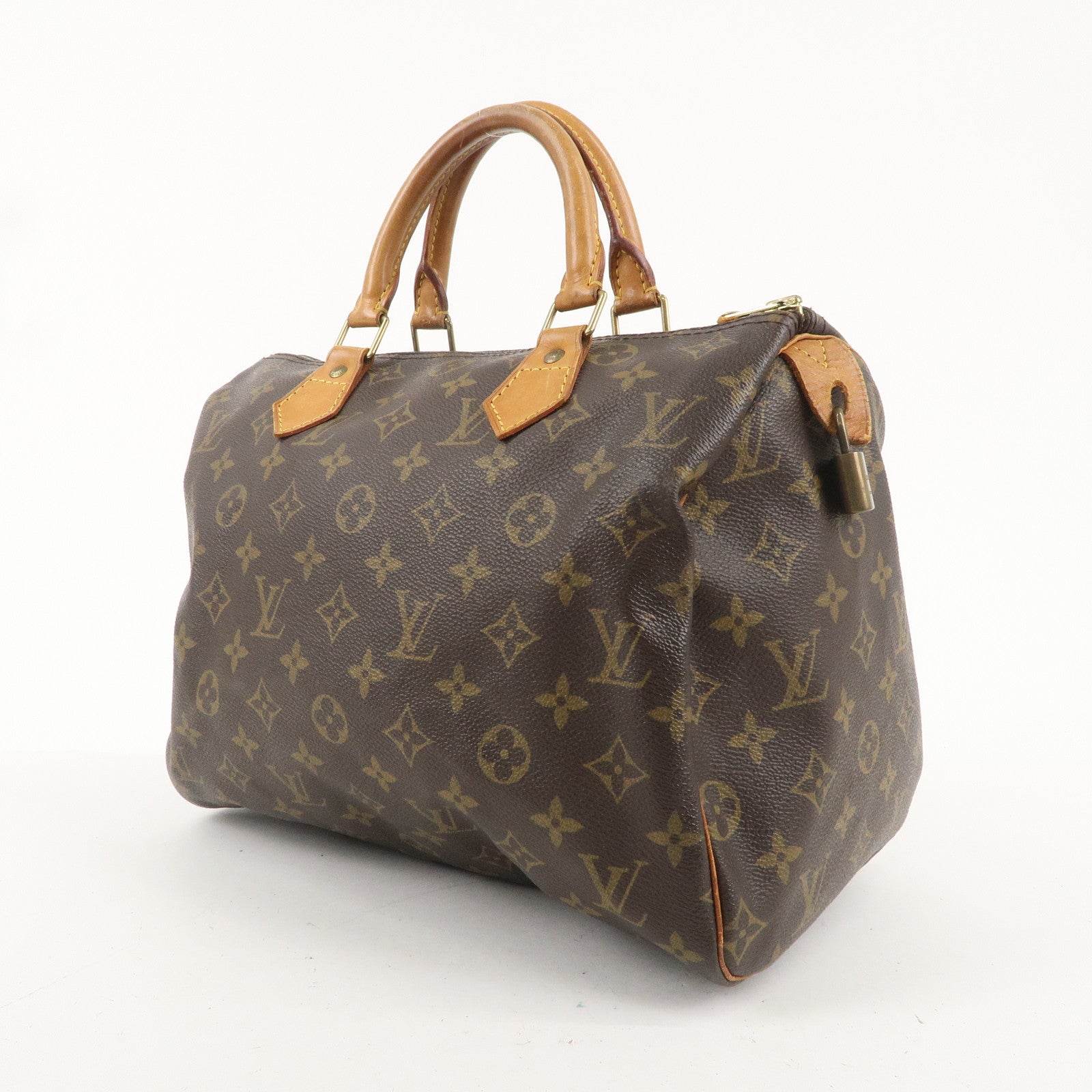 Louis Vuitton Monogram Speedy 30 Hand Bag Boston Bag M41108