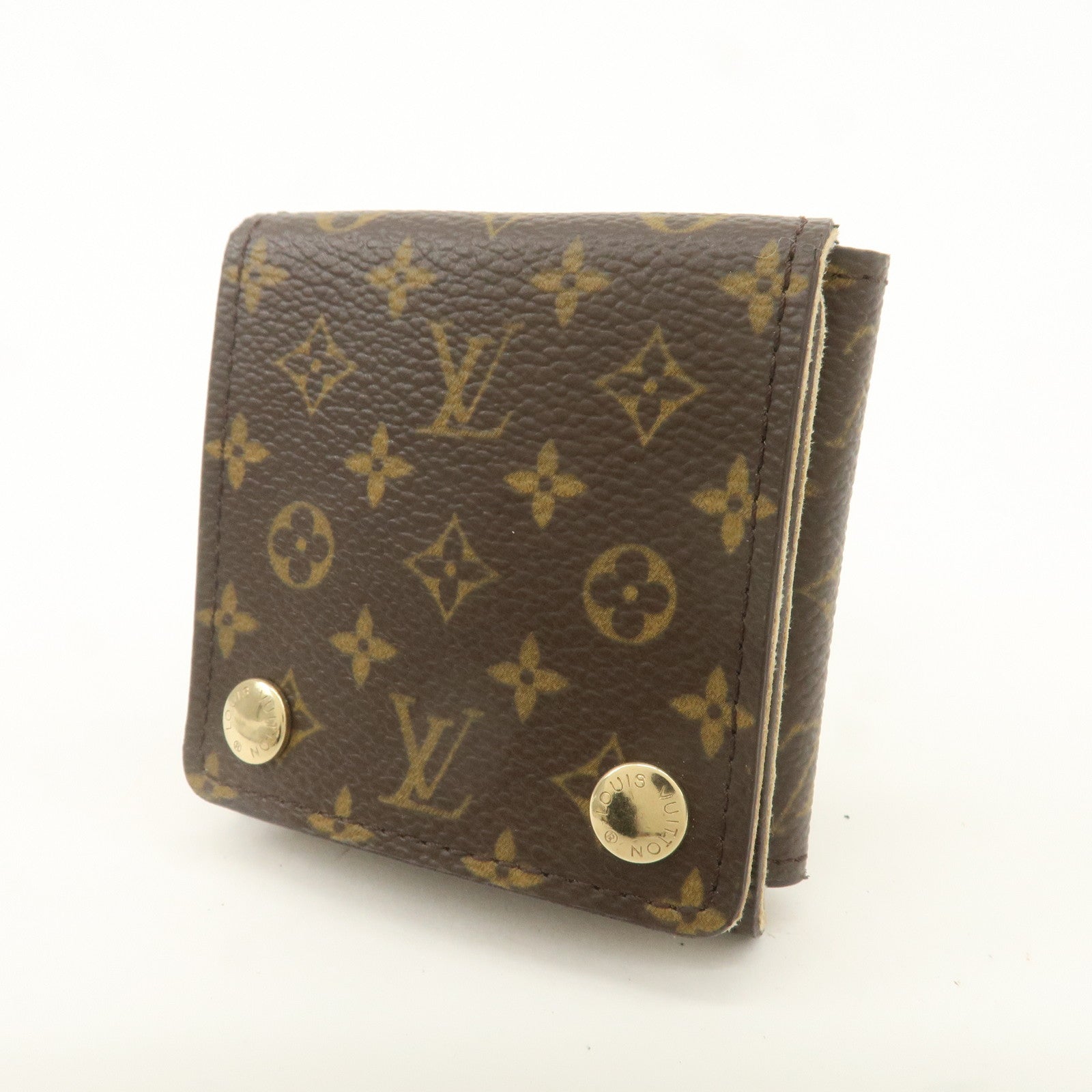 Louis Vuitton Monogram Jewelry Case Accessory Case Brown