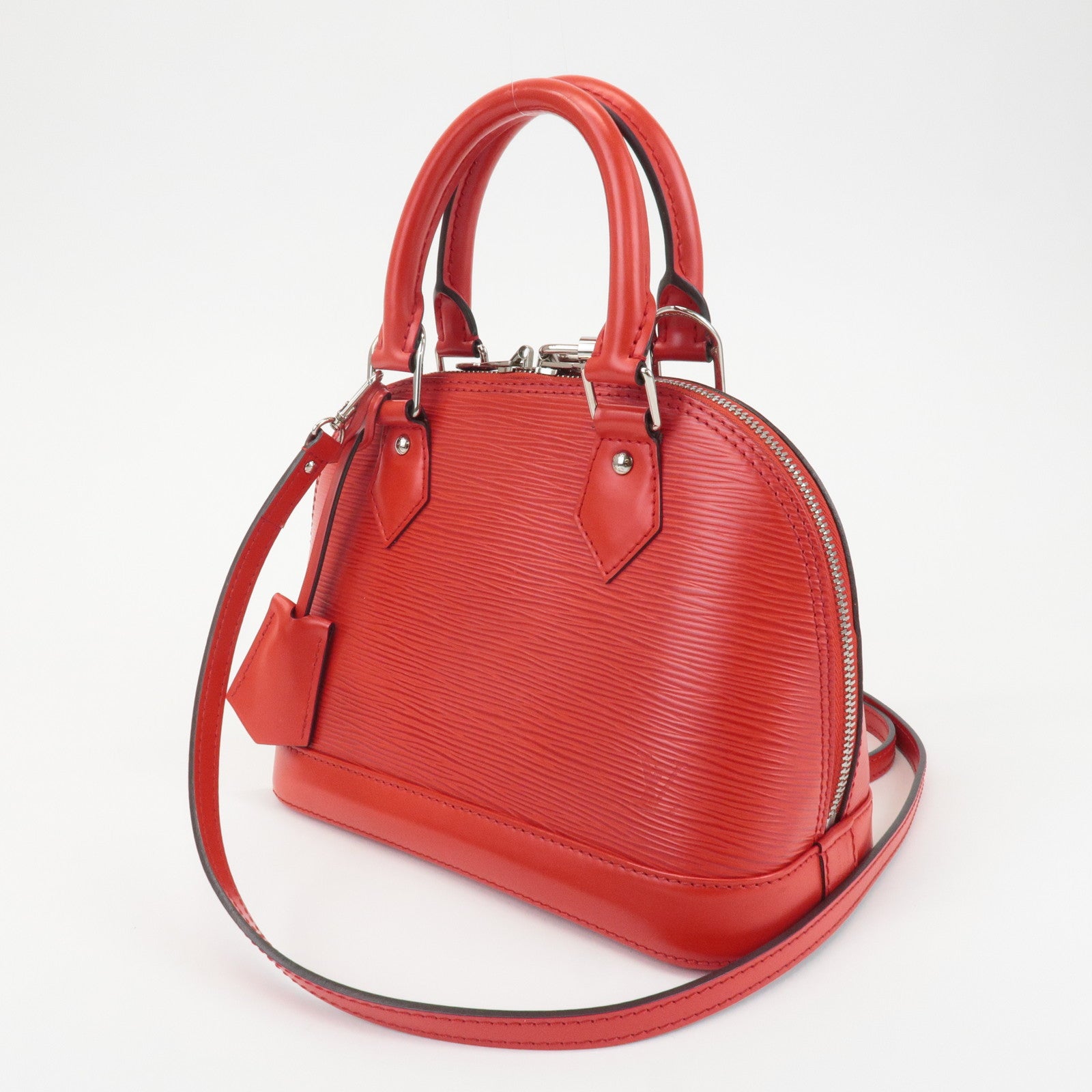 Louis Vuitton Epi Alma BB 2Way Bag Hand Bag Coquelicot M40854