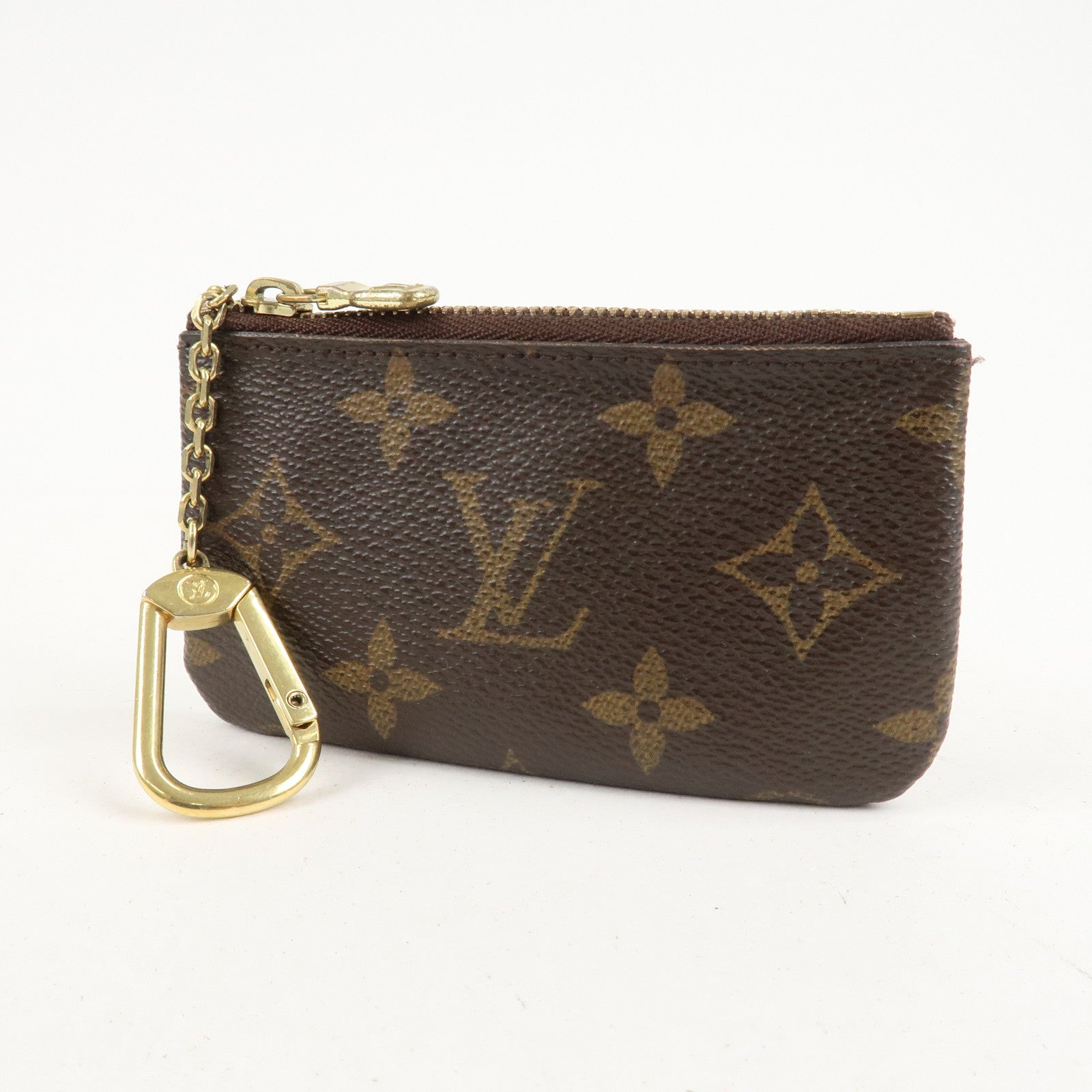 Louis Vuitton Set of 2 Pochette Cles&Porte Monnaie Round Coin Case Used