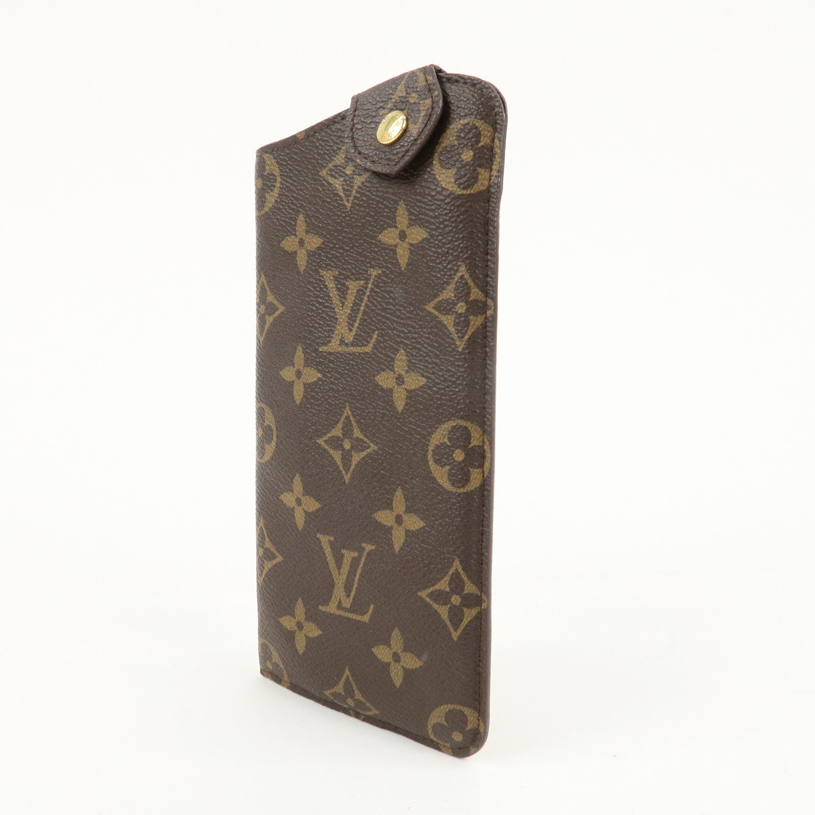 Louis Vuitton Monogram etui a lunettes MM Glasses Case M66544 Used