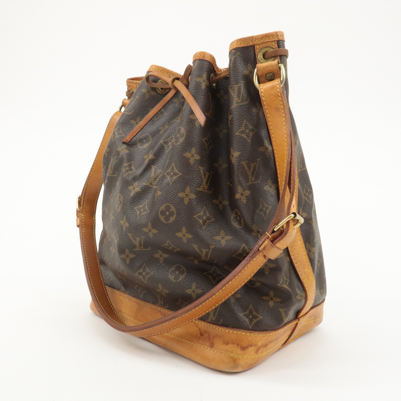 Louis Vuitton Monogram Noe Shoulder Bag Hand Bag Brown M42224