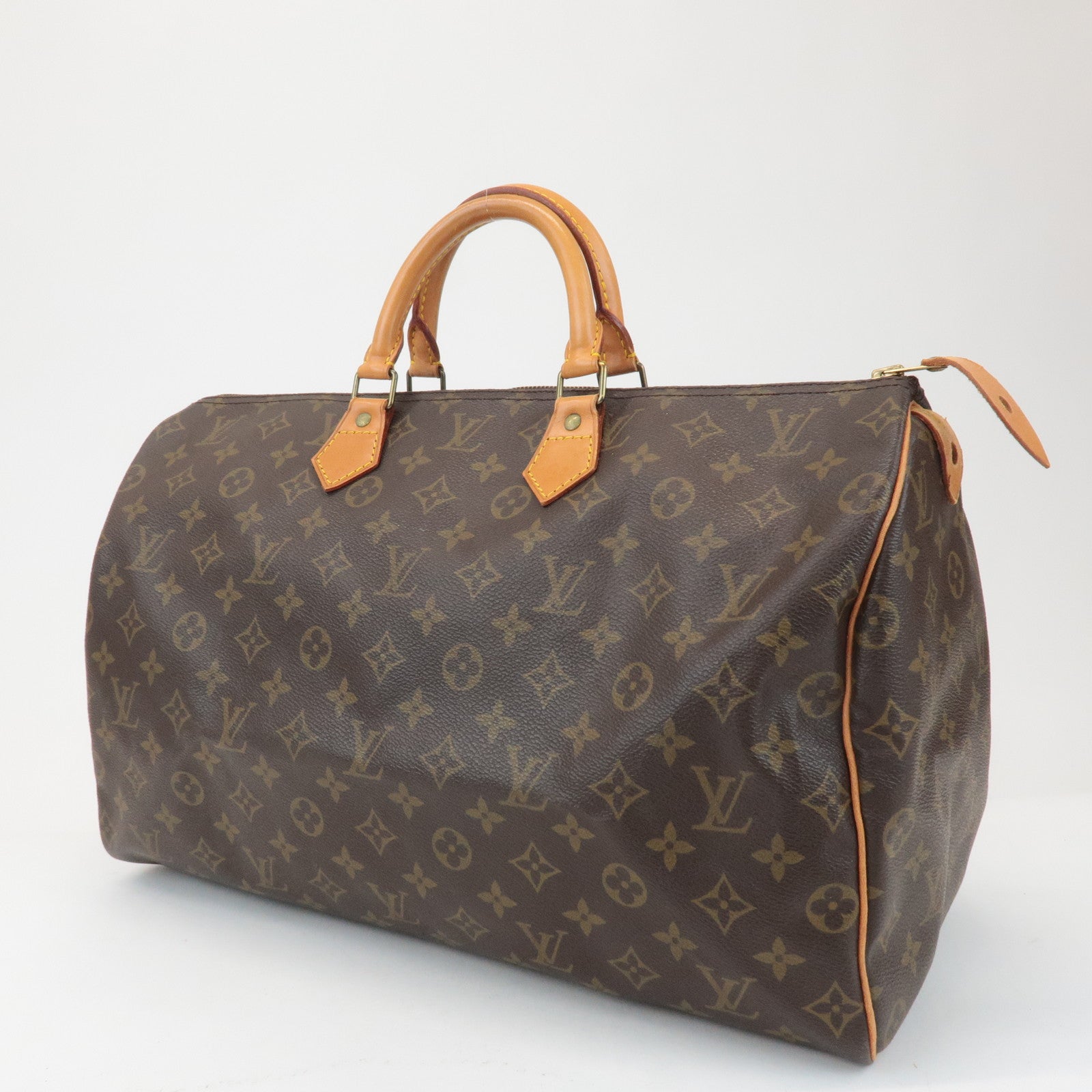 Louis Vuitton Monogram Speedy 40 Hand Bag Boston Bag M41522 Used