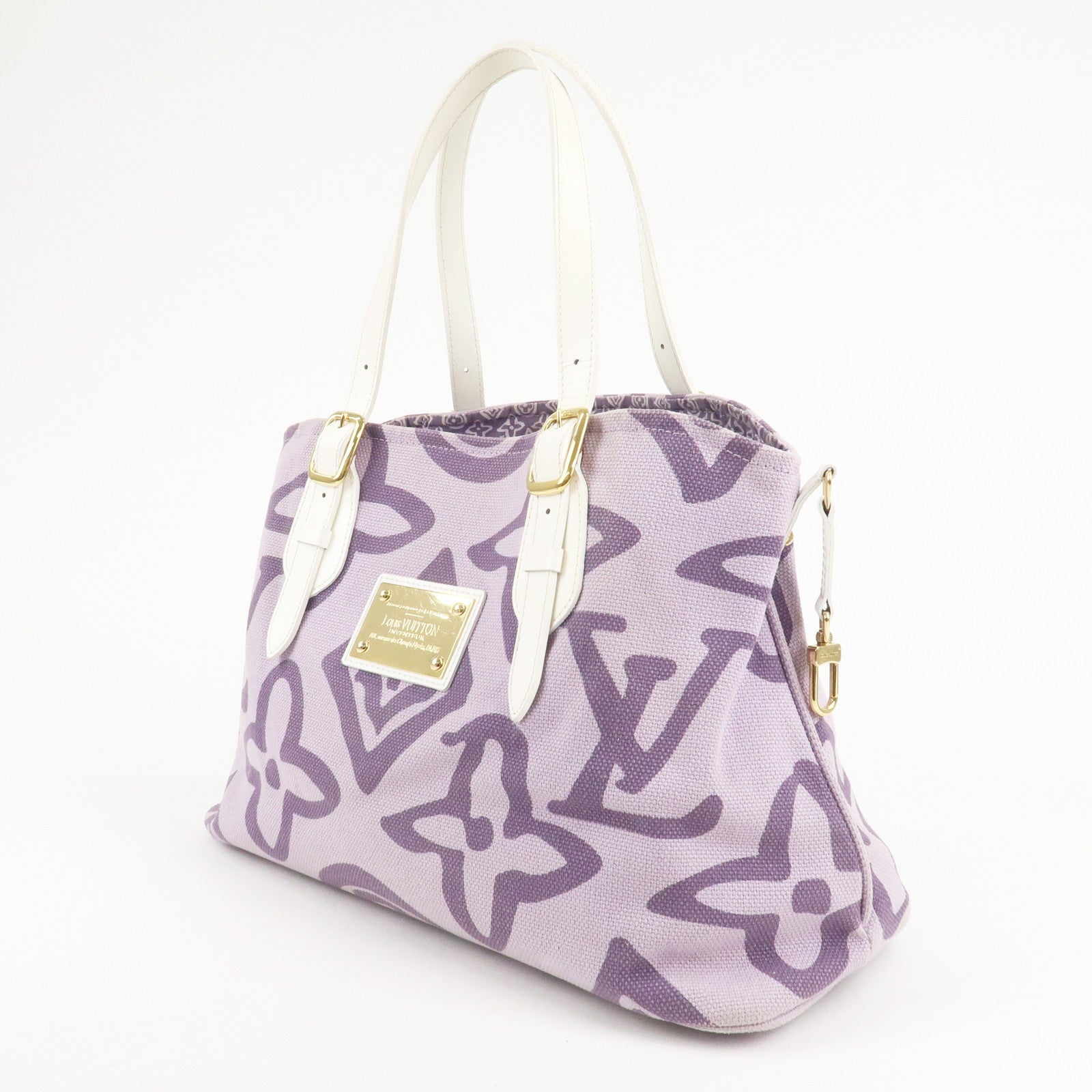 Louis Vuitton Cruise Line Tahitienne PM Tote Bag  Lilas M95680 Used