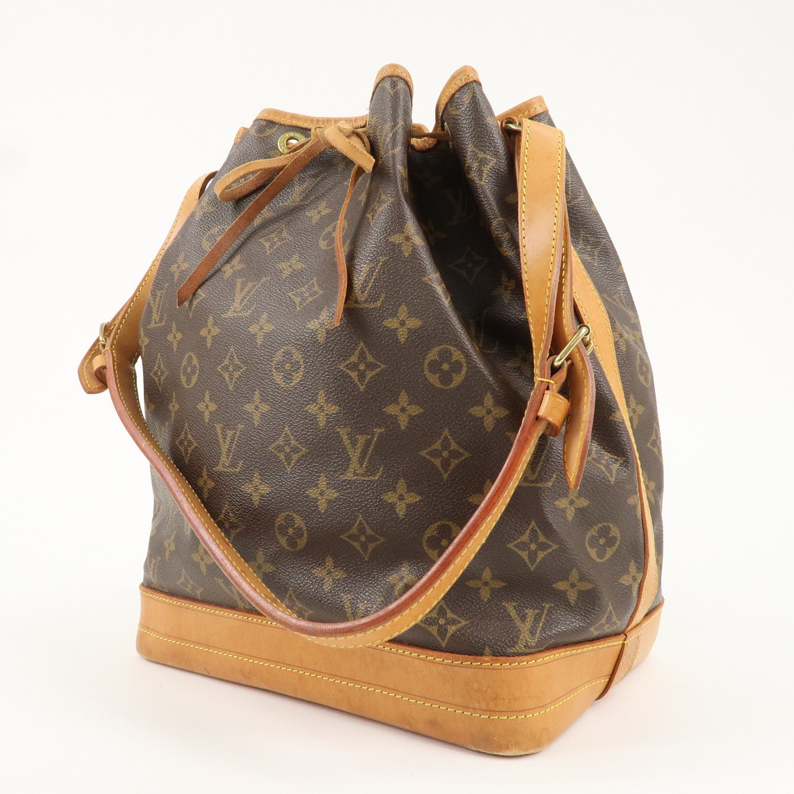 Louis Vuitton Monogram Noe Shoulder Bag Brown M42224