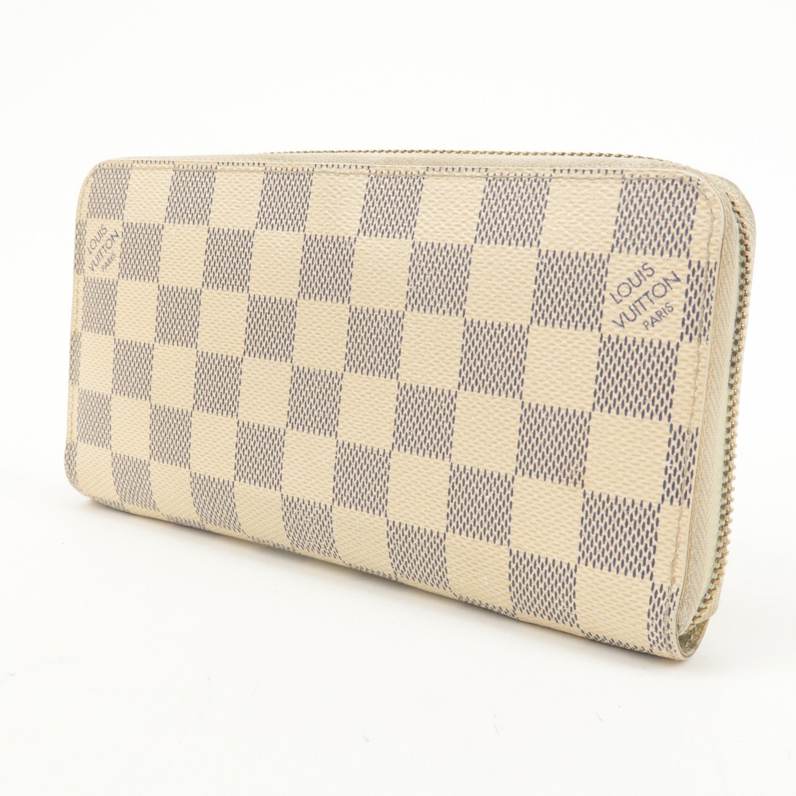 Louis Vuitton Damier Azur Zippy Wallet Long Wallet N60019