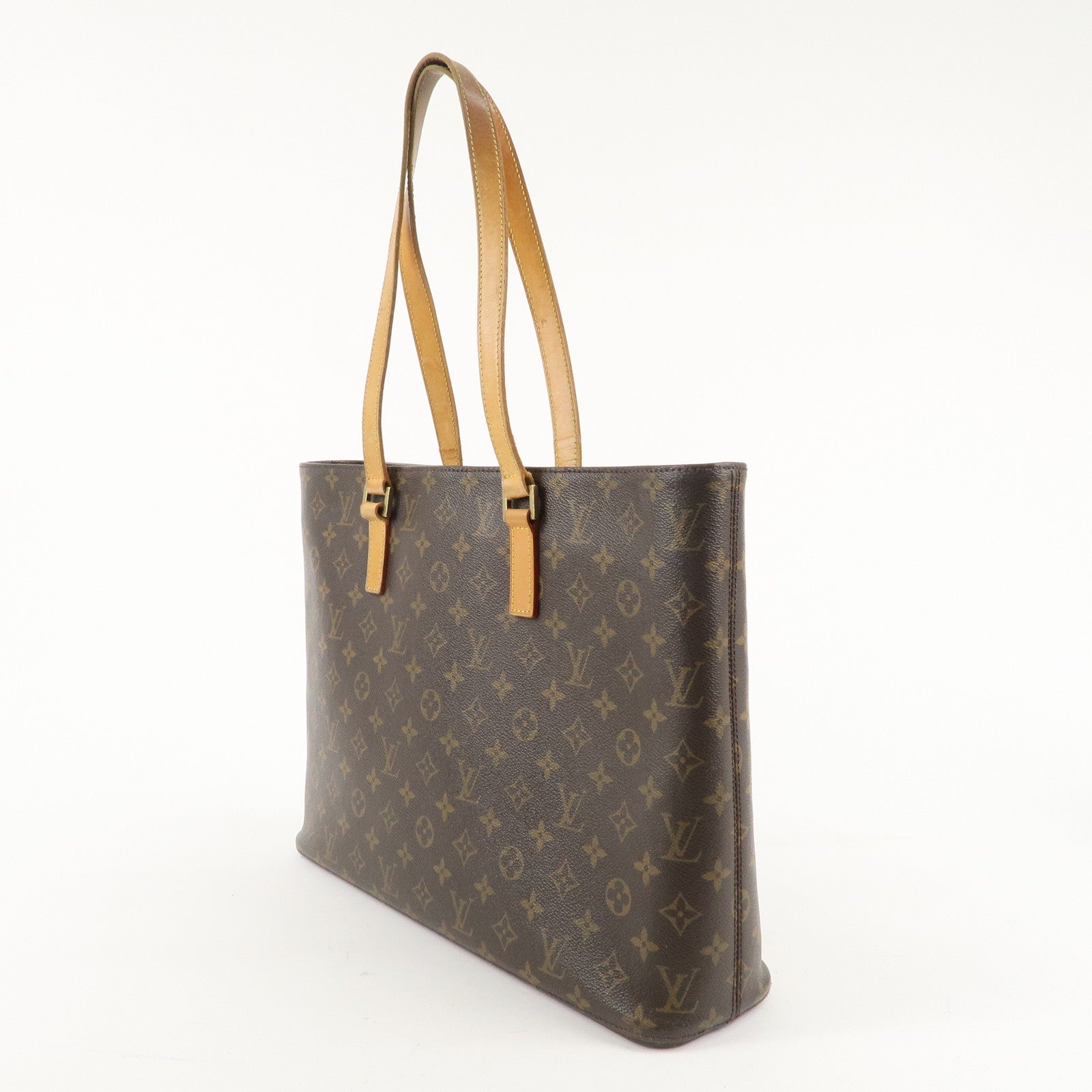 Louis Vuitton Monogram Luco Tote Bag Hand Bag Brown M51155