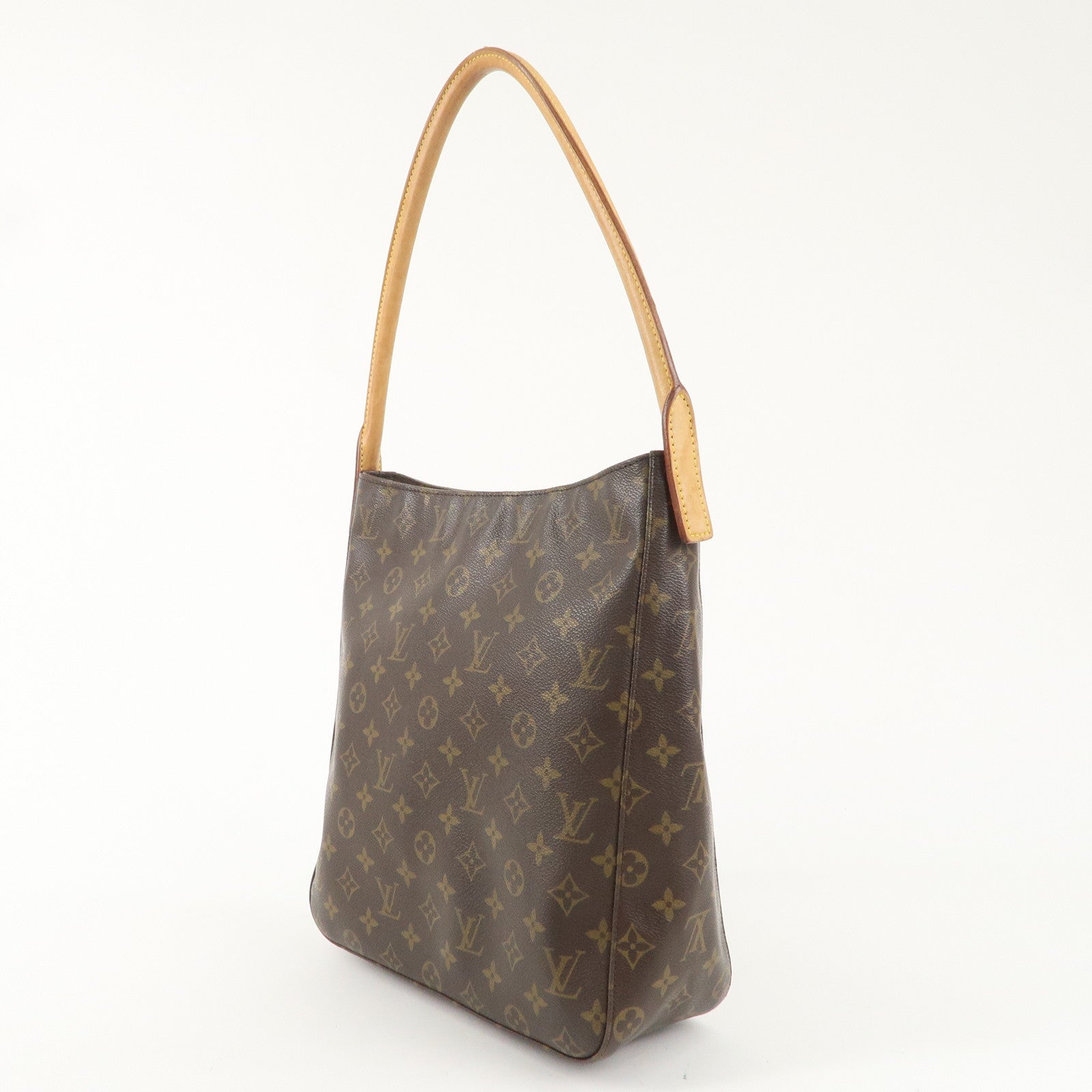 Louis Vuitton Monogram Looping GM Shoulder Bag Brown M51145