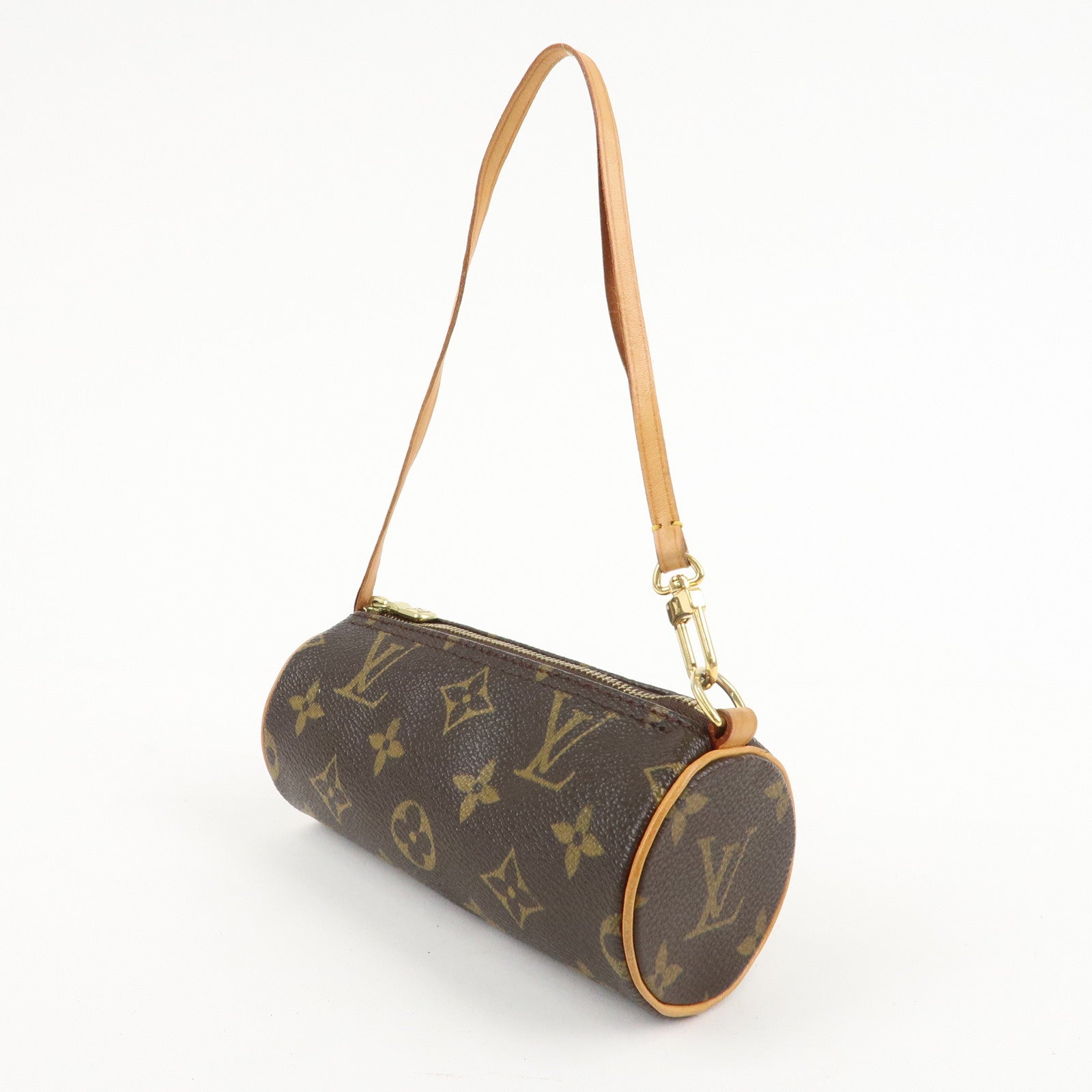 Louis Vuitton Monogram Papillon Pouch For Papillon Bag Brown Used