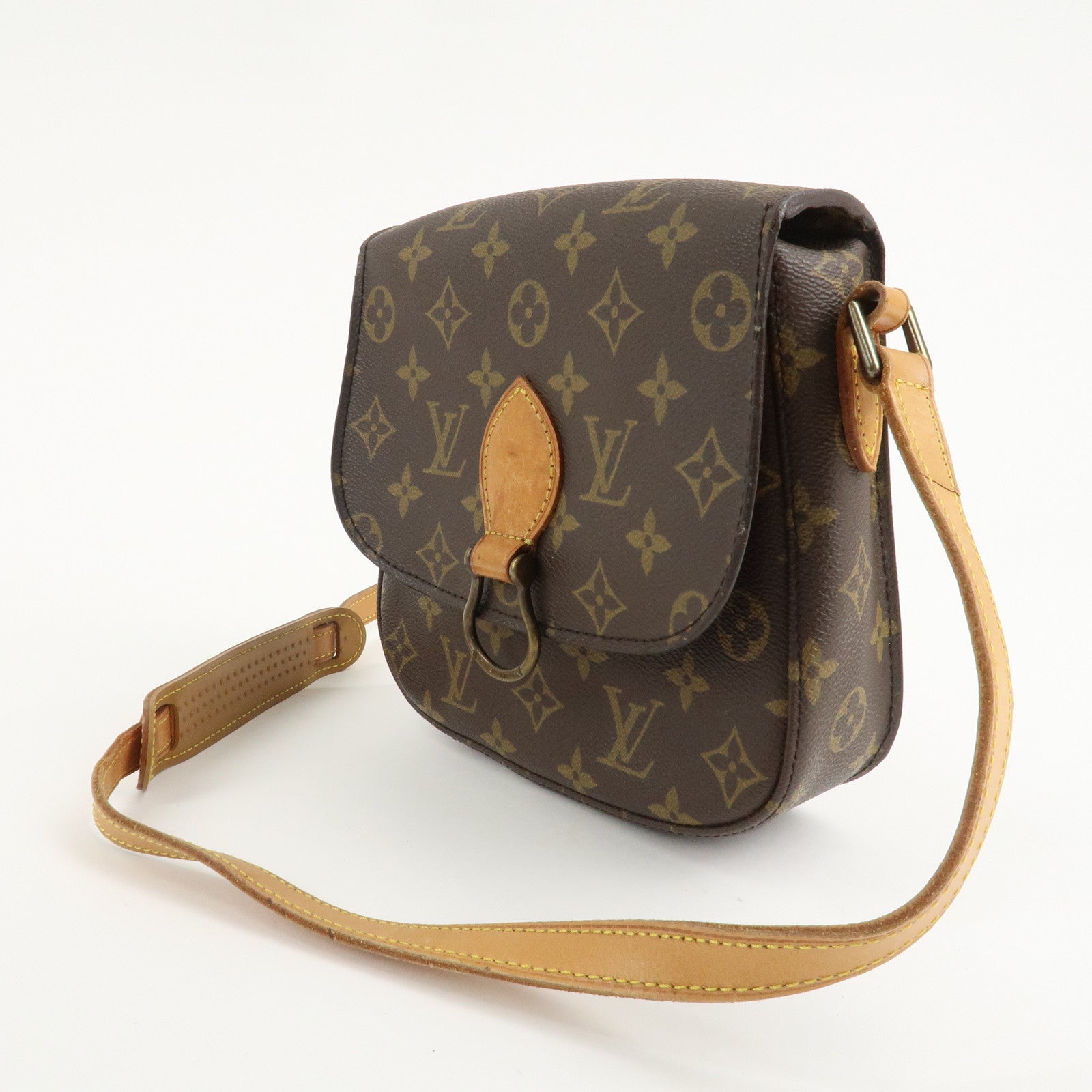 Louis Vuitton Monogram Mini Saint Cloud Shoulder Bag M51244 Used