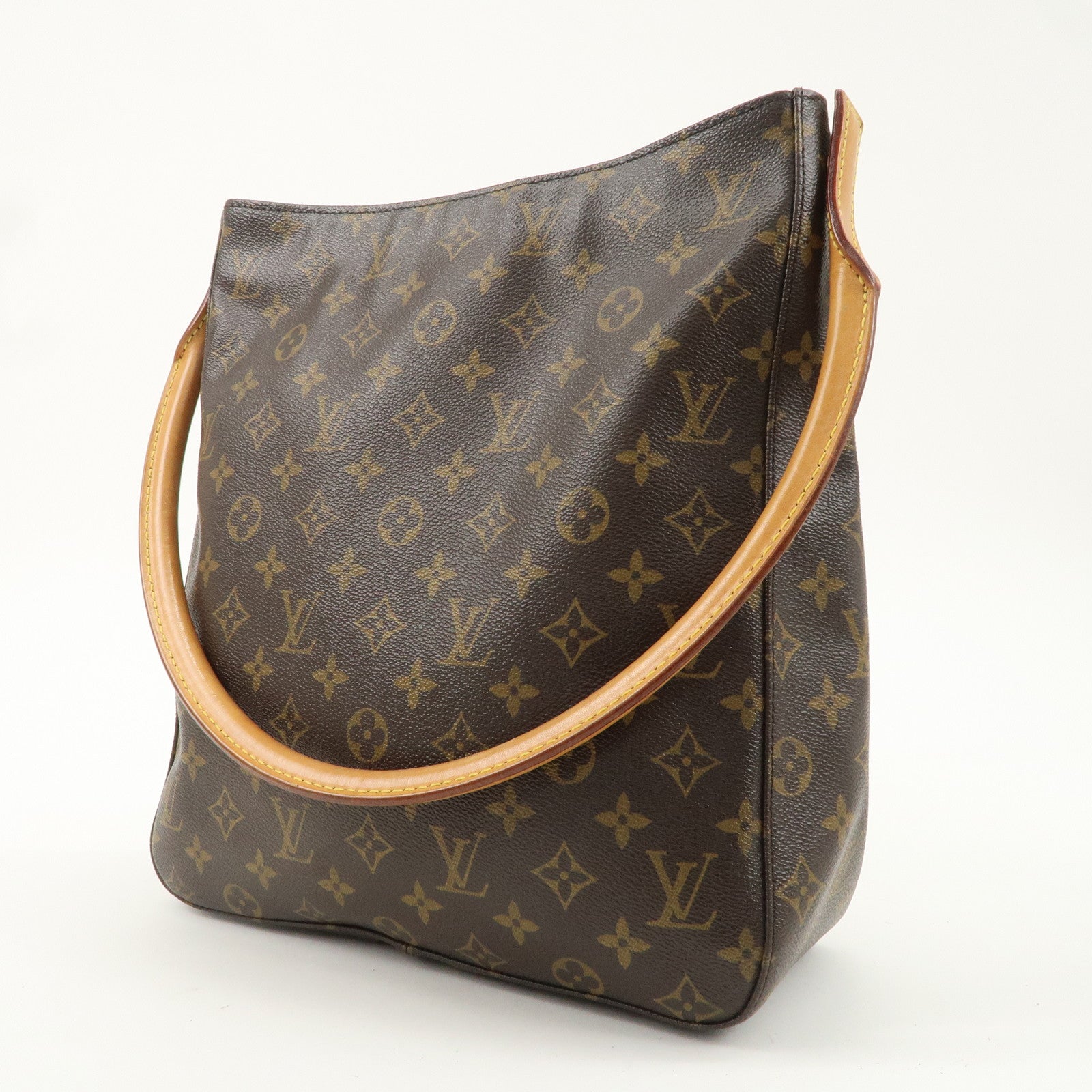 Louis Vuitton Monogram Looping GM Shoulder Bag Brown M51145