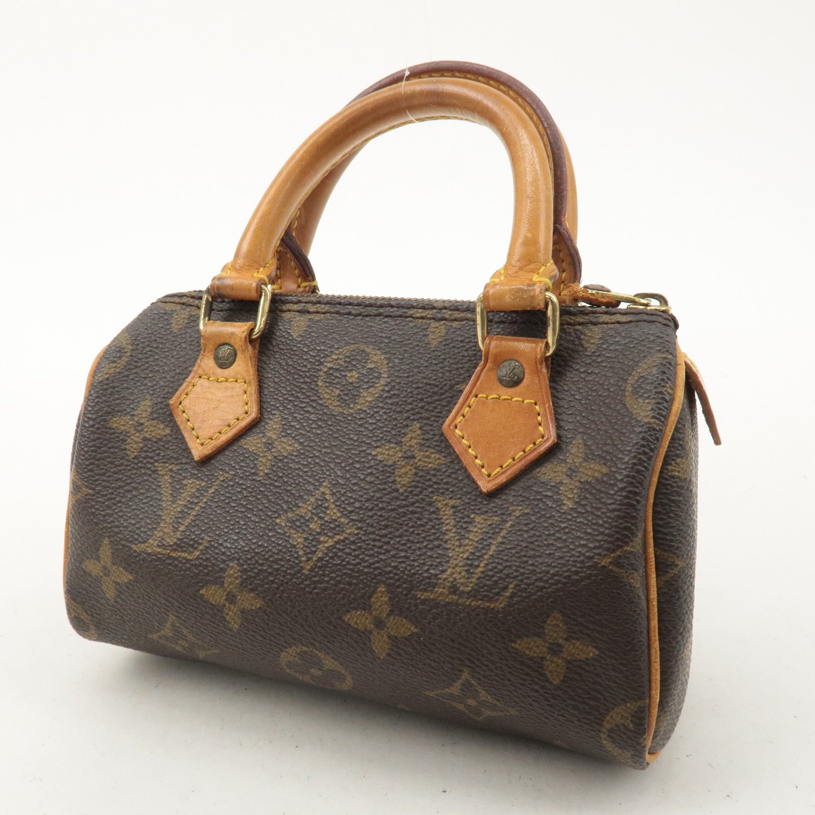 Louis Vuitton Monogram Mini Speedy Boston Bag Brown M41534