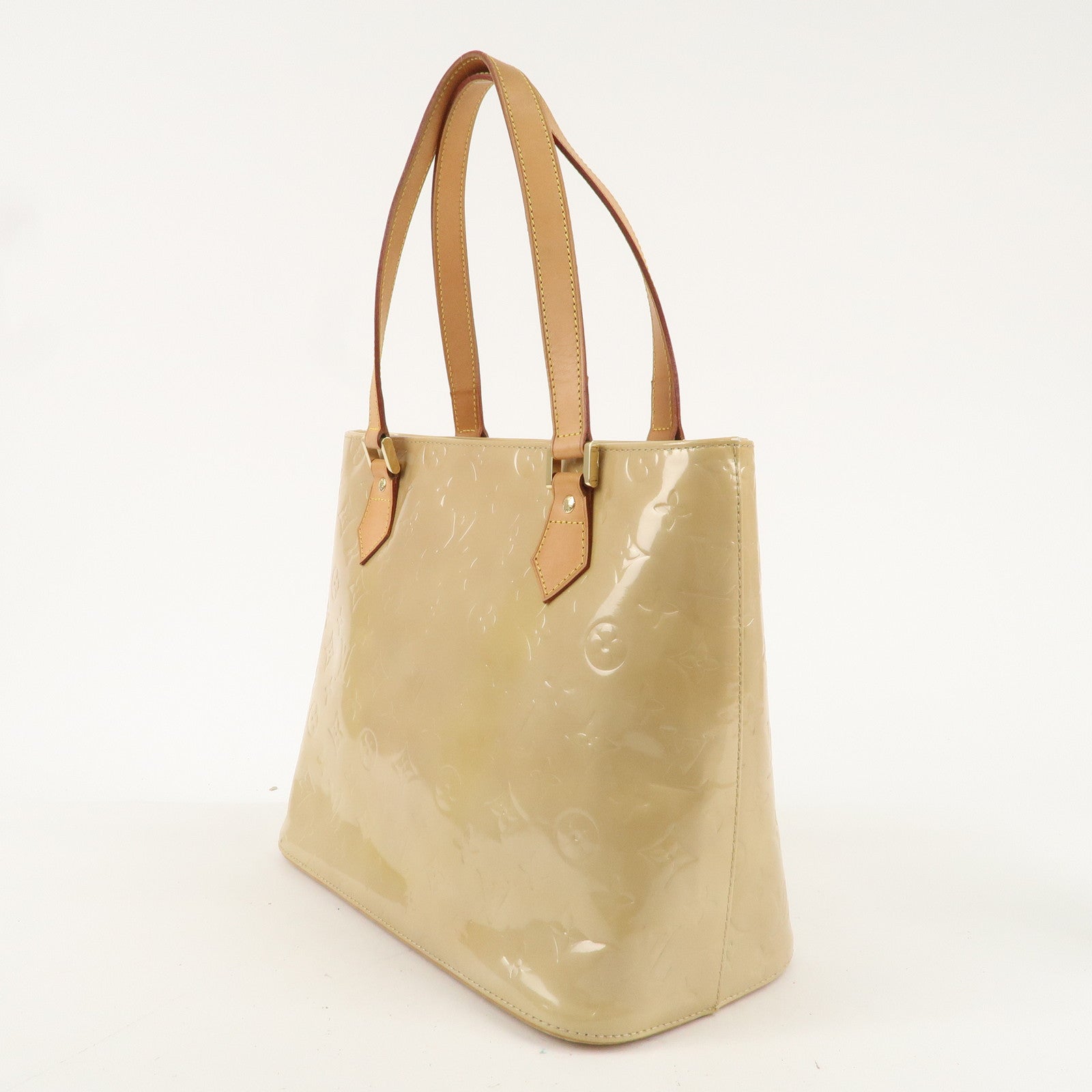 Louis Vuitton Monogram Vernis Houston Tote Bag Beige M91004