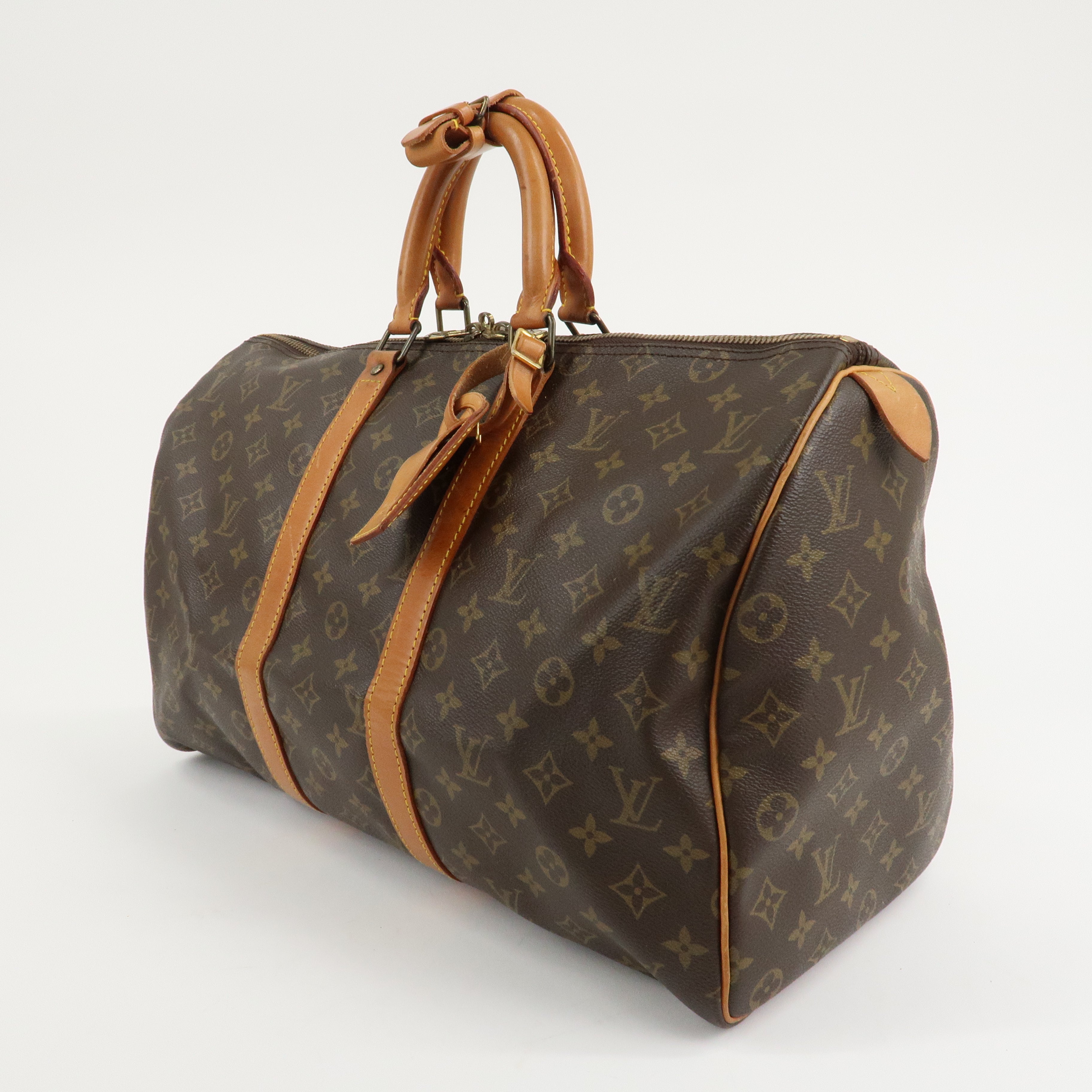 Louis Vuitton Monogram Keep All 45 Boston Bag M41428 Used