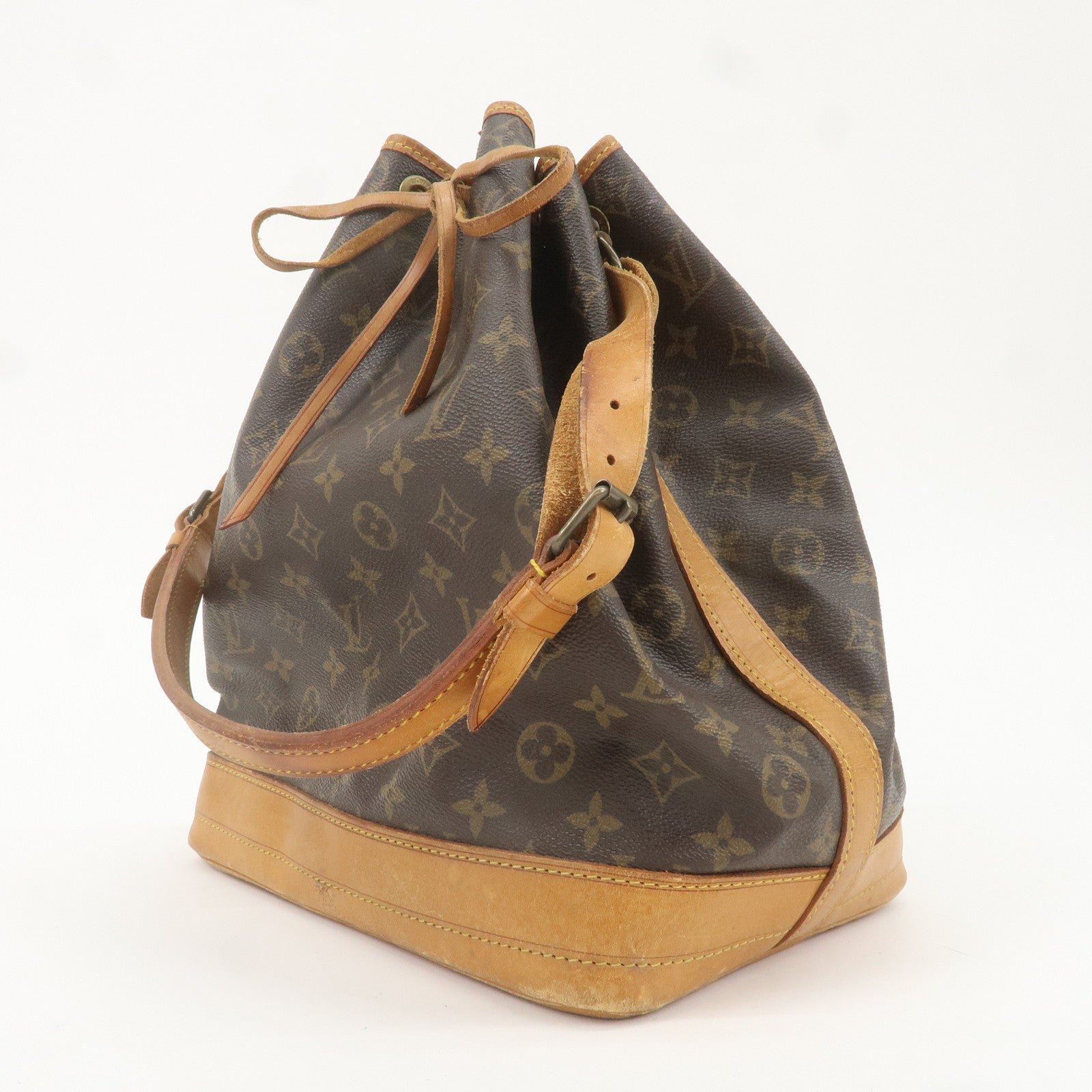 Louis Vuitton Monogram Noe Shoulder Bag Brown M42224