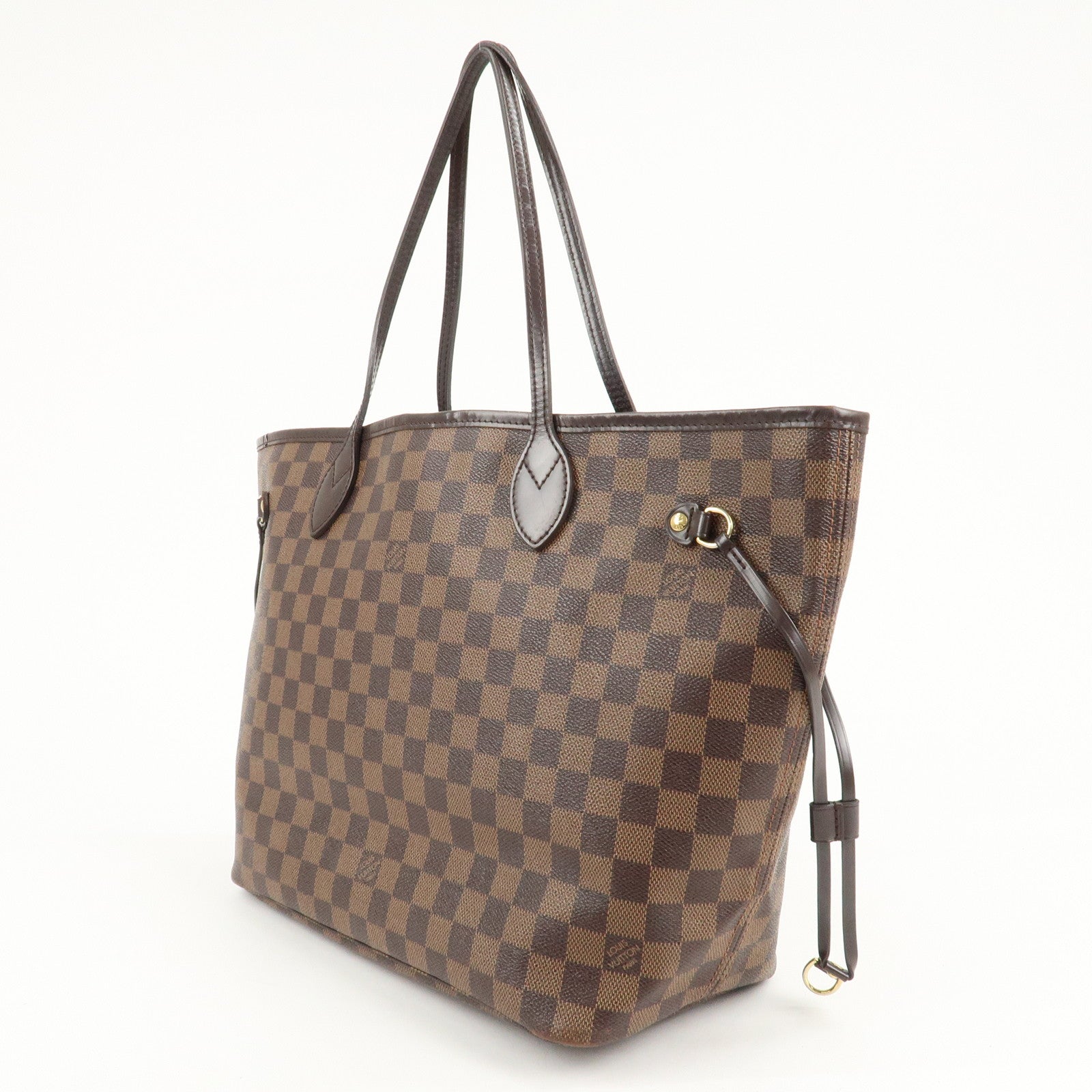 Louis Vuitton Damier Ebene Neverfull MM Tote Bag N41358 Used