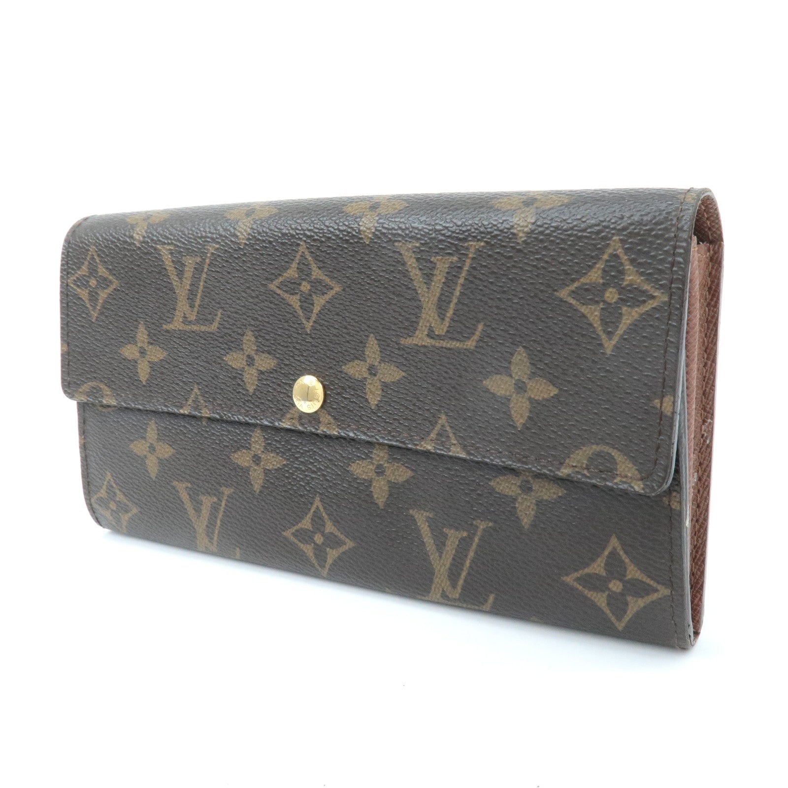 Louis Vuitton Monogram Portefeuille Sarah Long Wallet M61734 Used