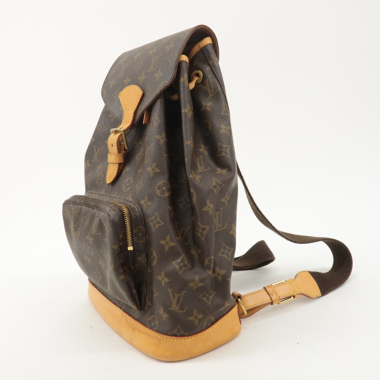 Louis Vuitton Monogram Montsouris GM Back Pack Brown M51135