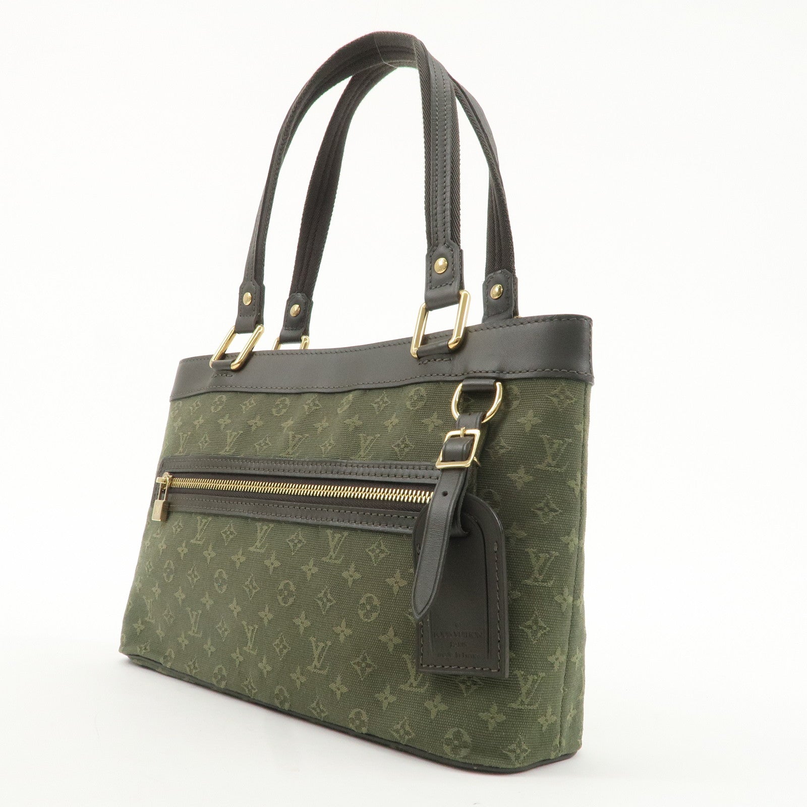 Louis Vuitton Monogram Mini Lucille PM Hand Bag TST Khaki M92682