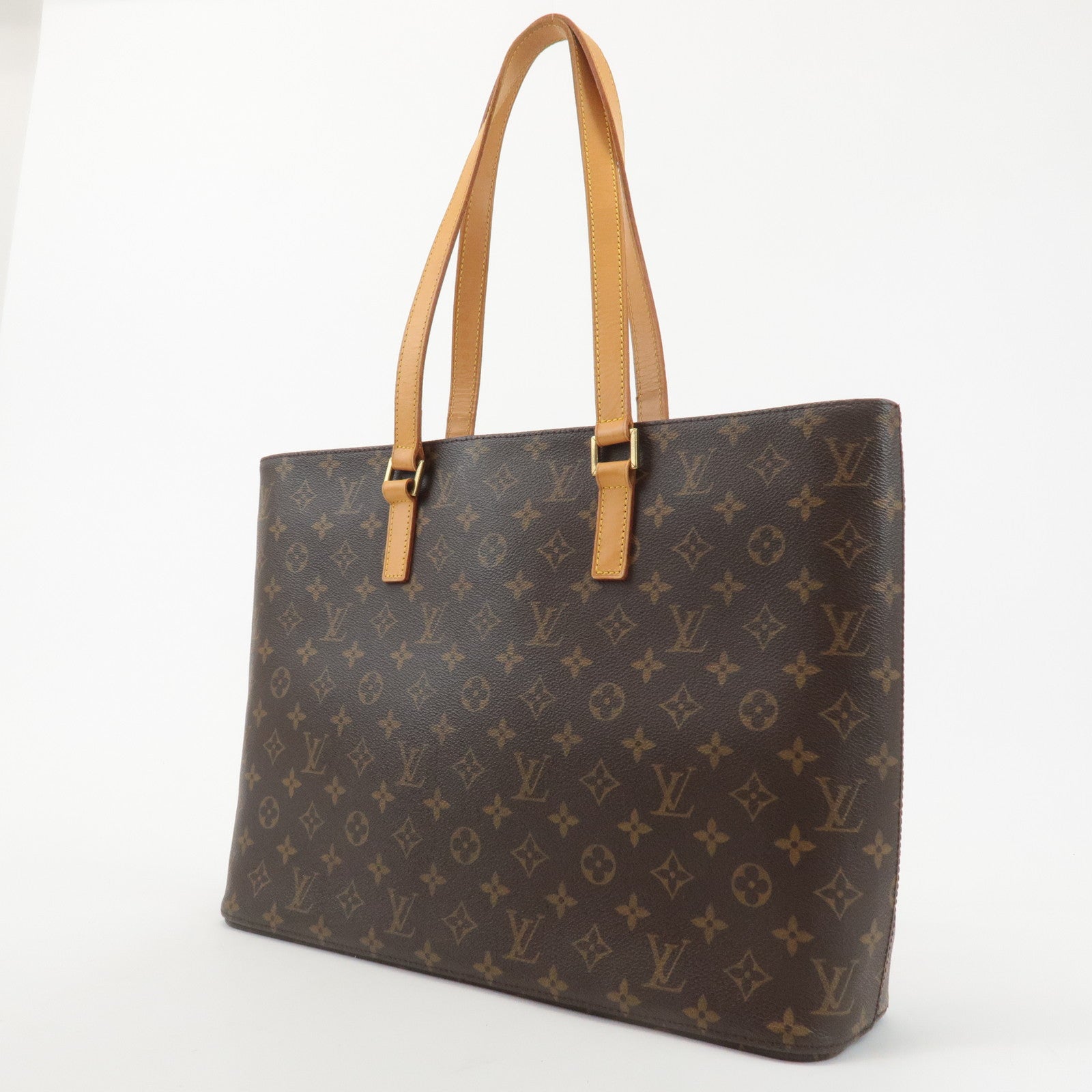 Louis Vuitton Monogram Luco Tote Bag Hand Bag Brown M51155