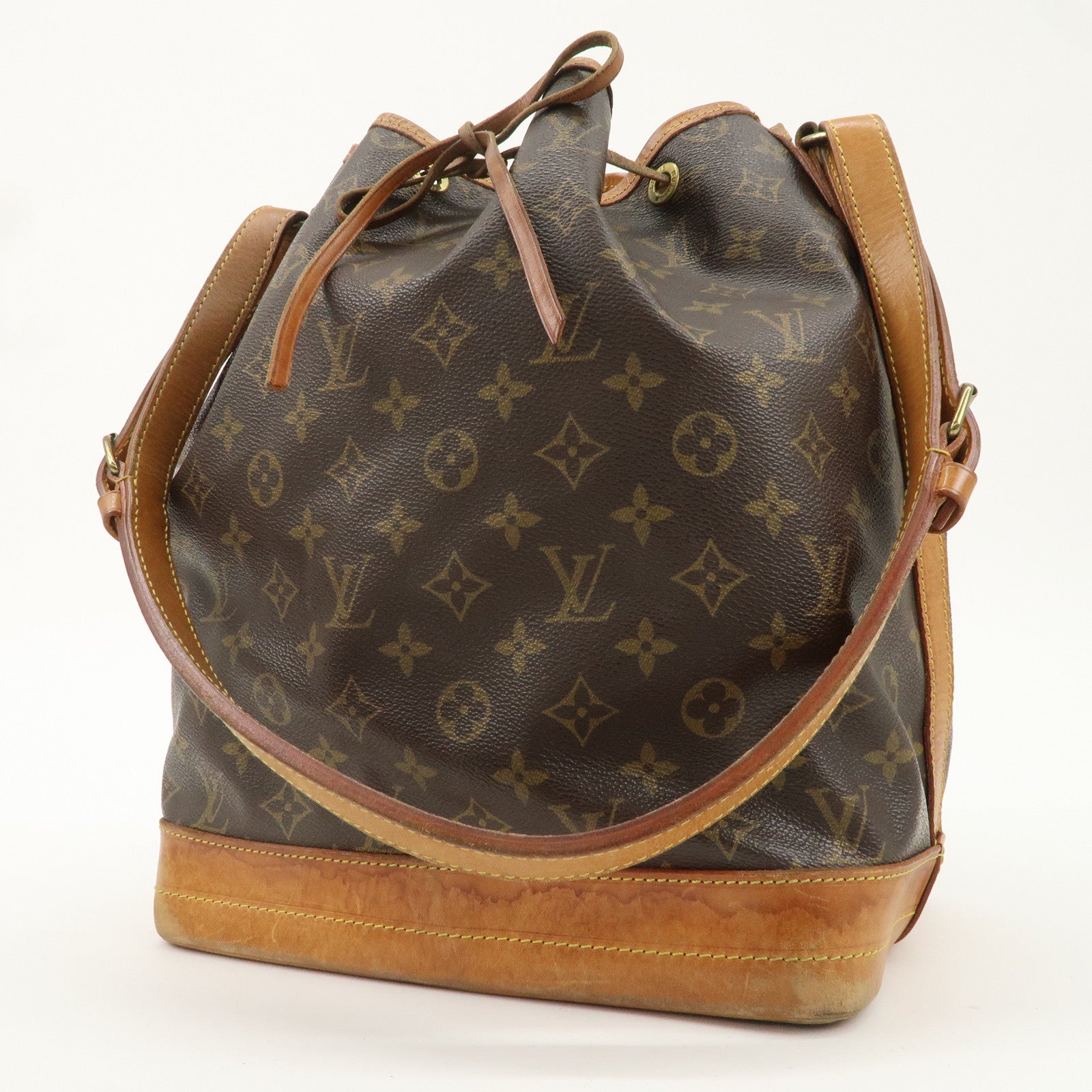 Louis Vuitton Monogram Noe Shoulder Bag Brown M42224