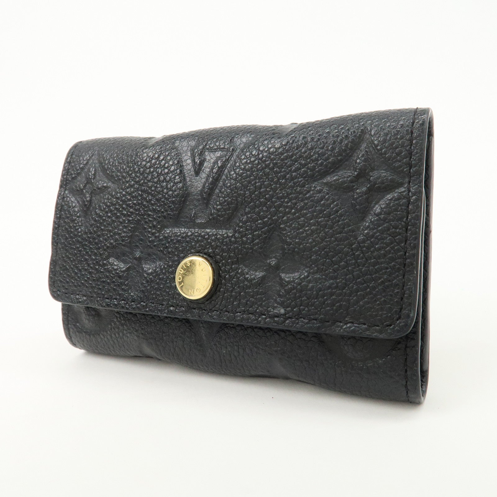 Louis Vuitton Monogram Empreinte Multicle 6 Key Case Noir M64421 Used