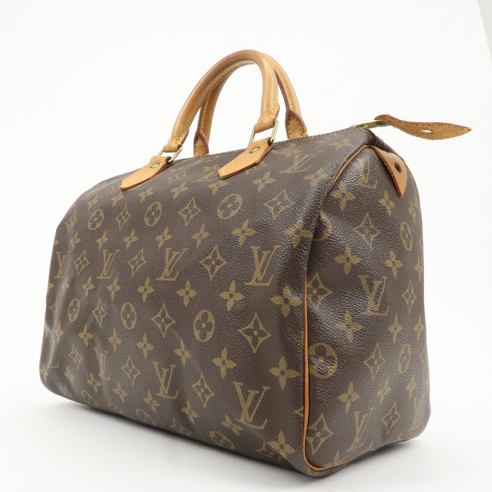 Louis Vuitton Monogram Speedy 30 Hand Bag Boston Bag M41526 Used