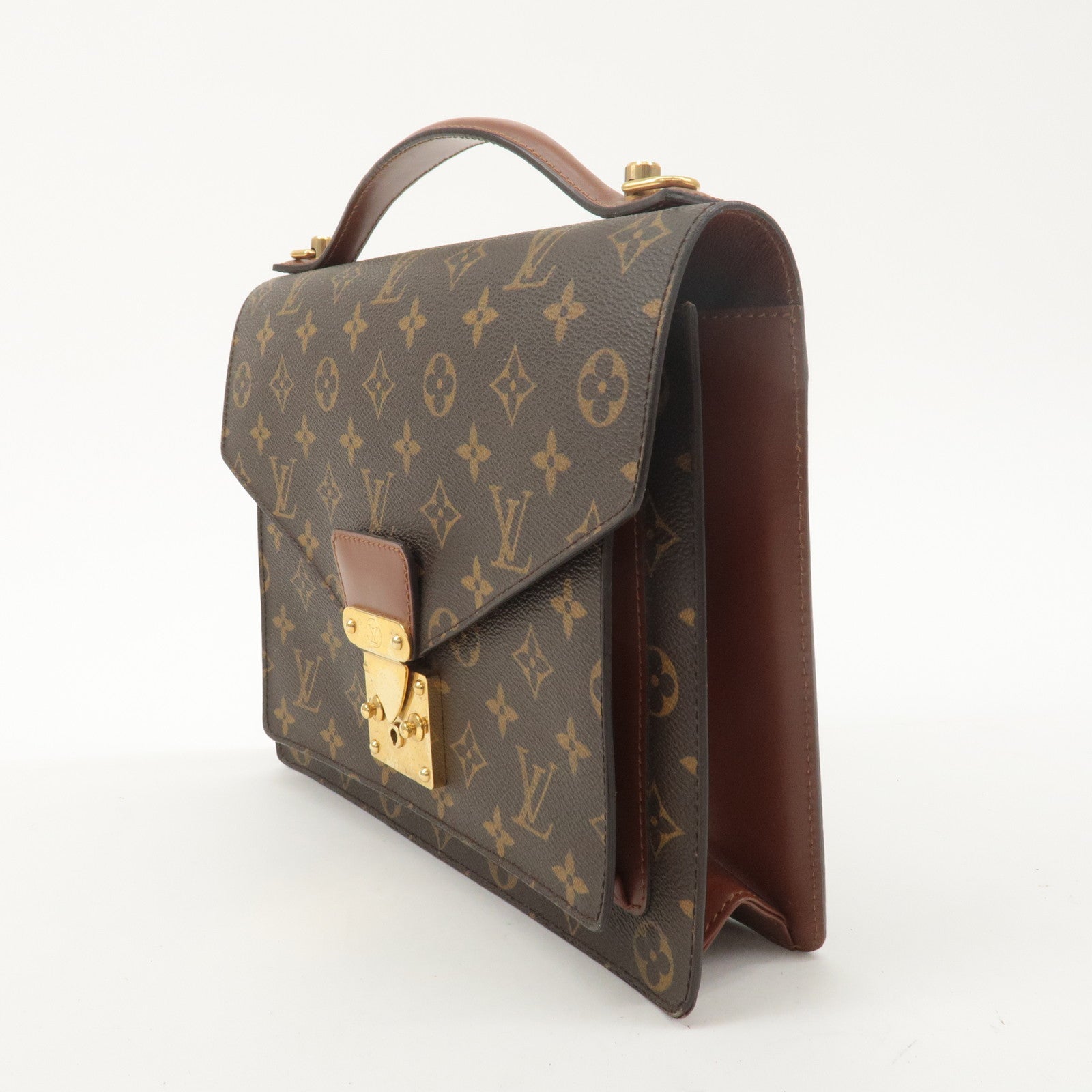 Louis Vuitton Monogram Monceau 28 Hand Bag Brief Case M51185