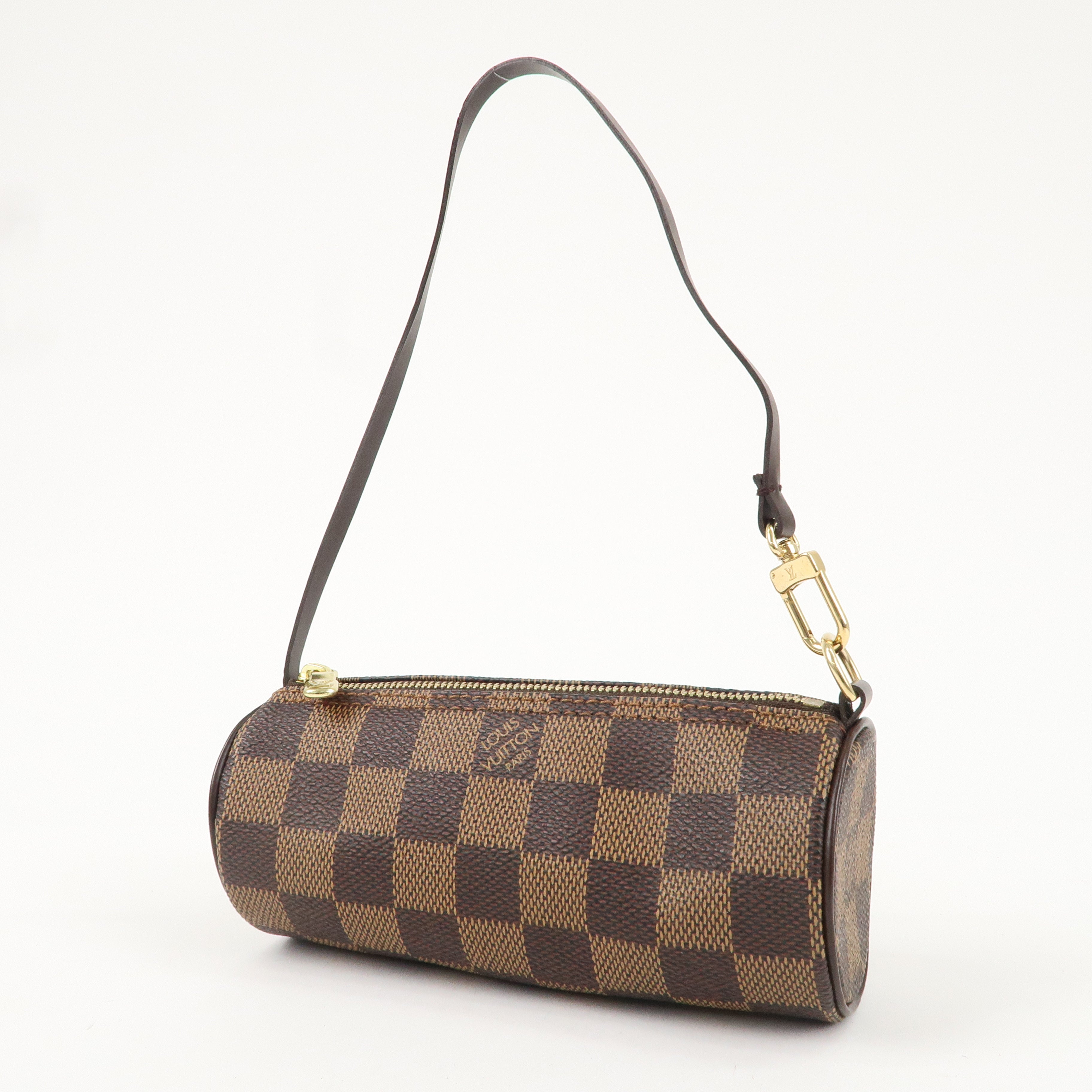 Louis Vuitton Damier Mini Pouch For Papillon Bag Brown